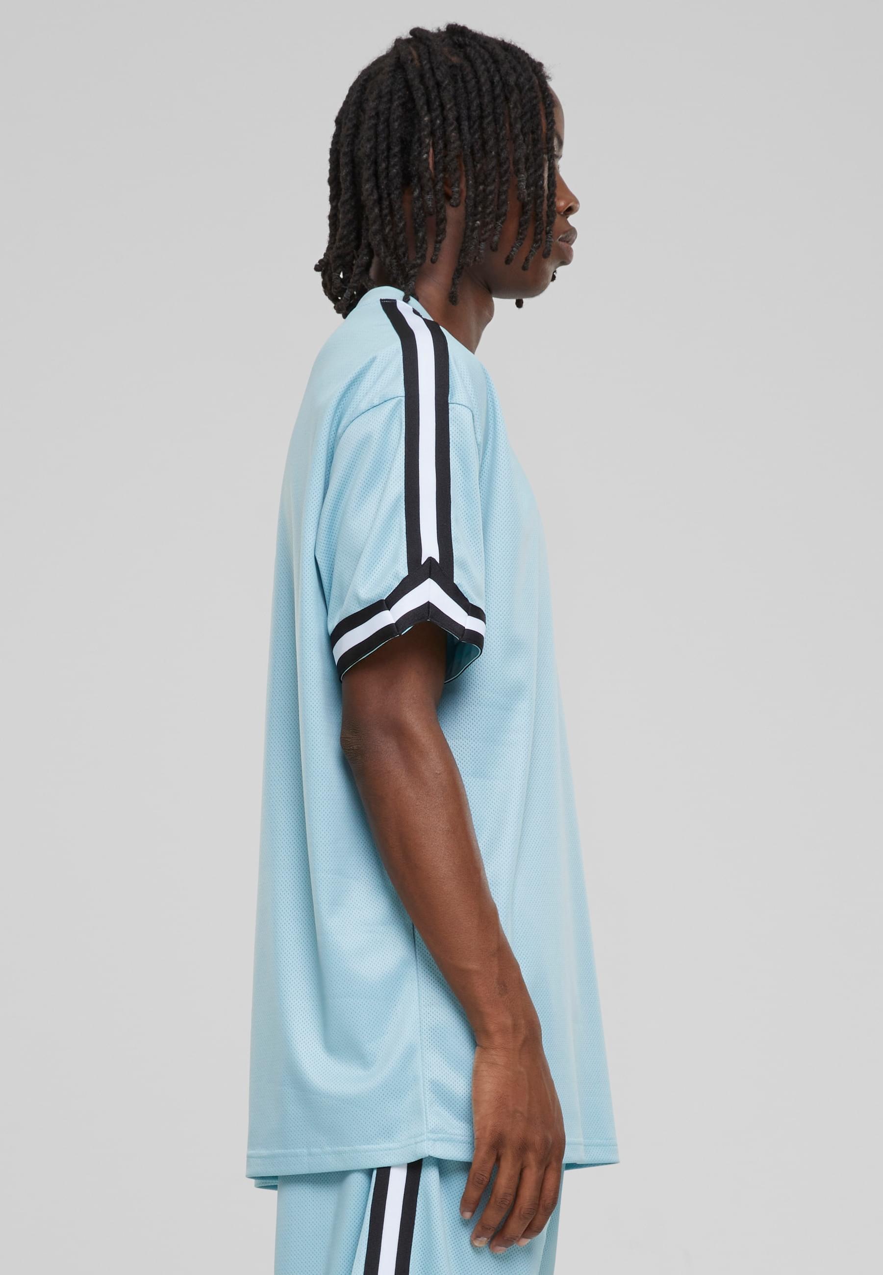 URBAN CLASSICS T-Shirt »Urban Classics Herren Oversized Stripes Mesh Tee«, (1 tlg.)