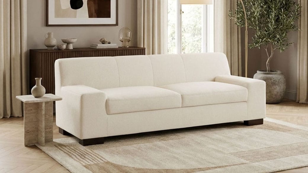 OTTO home 3-Sitzer "Faxxe 212 x 85 cm, auch mit Schlaffunktion" aus pflegeleichtem, weichem Bezugsstoff