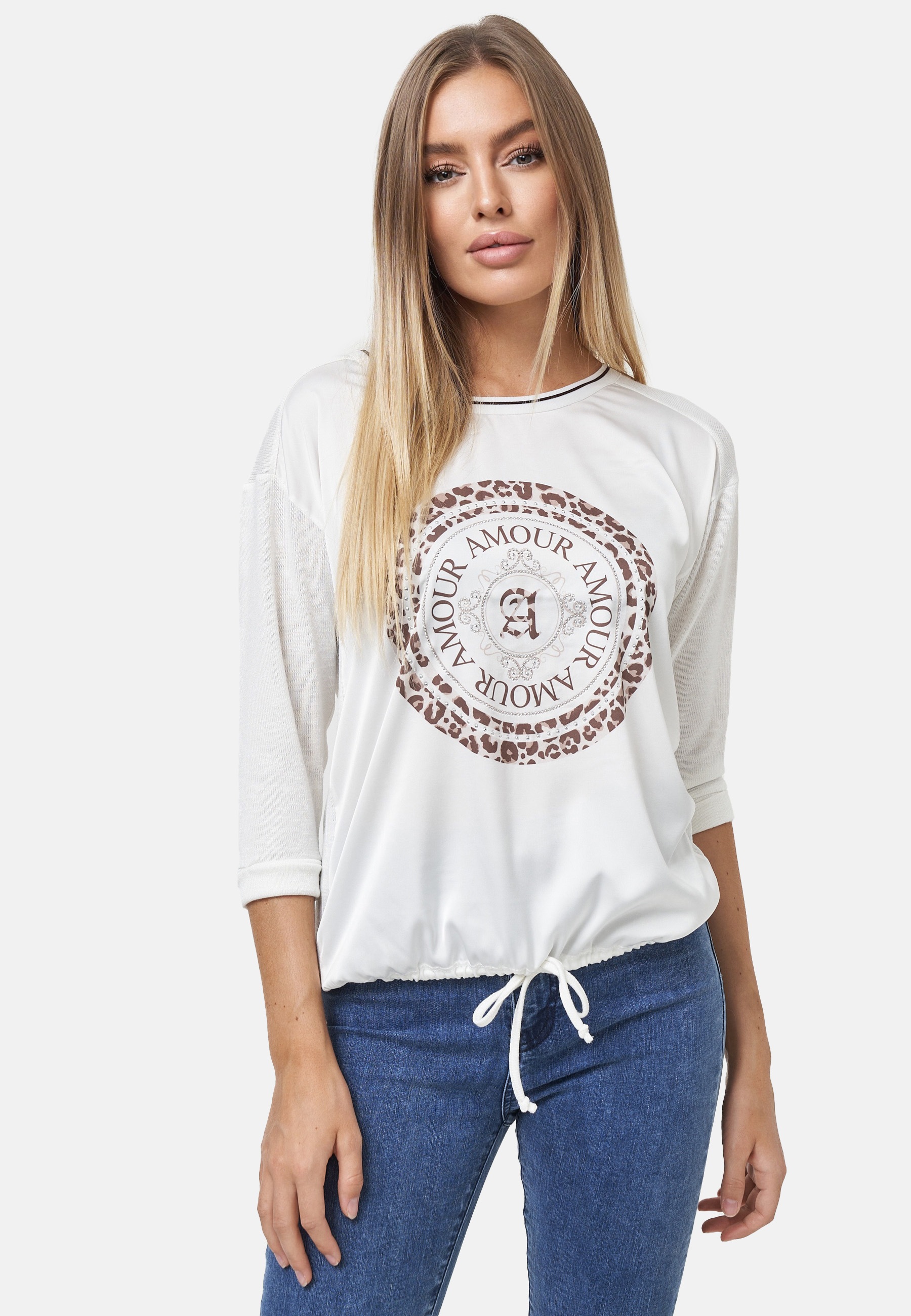 Decay Ballonshirt, mit trendigem Frontprint