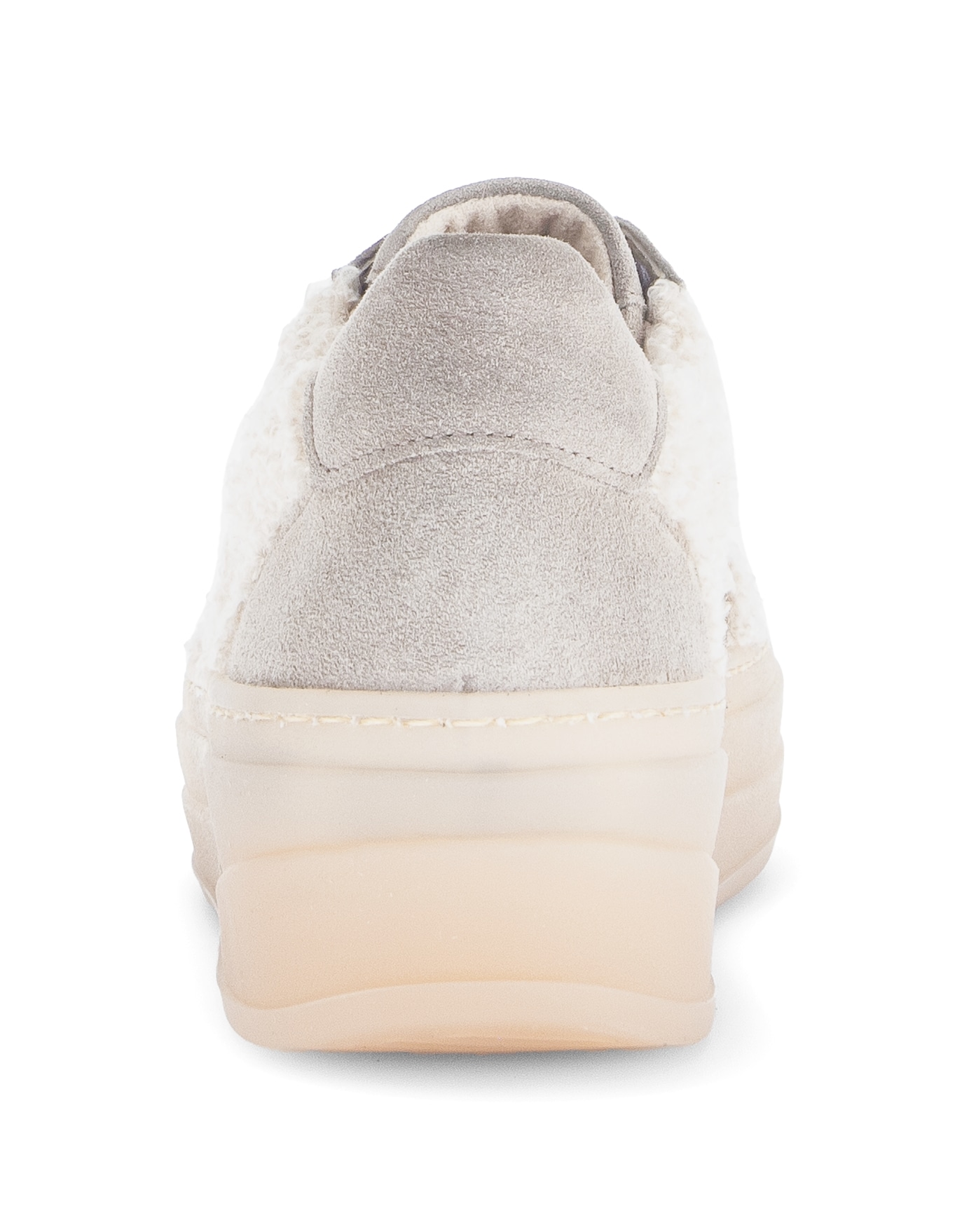 Gabor Plateausneaker, Freizeitschuh, Halbschuh, Schnürschuh in Teddy-Optik