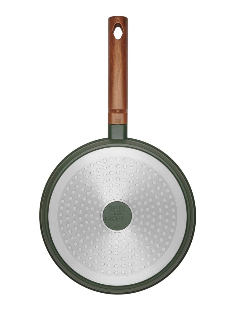 RESTO Kitchenware Bratpfanne »Sadr, Universalpfanne langlebig und spülmaschinenfest«, Aluminiumguss, (1 tlg.), Innere Queenhome-Antihaftbeschichtung für mehr Widerstandsfähigkeit