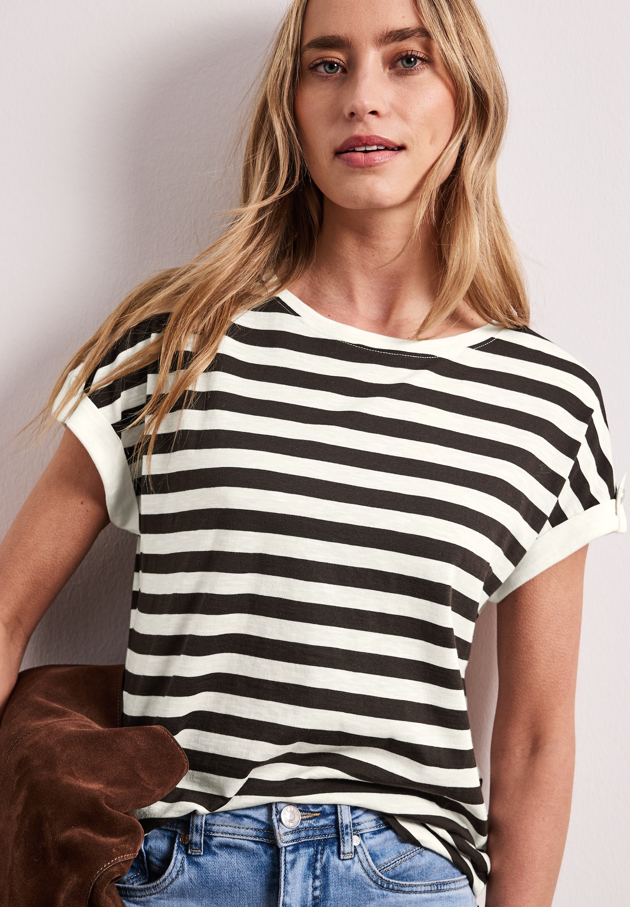 STREET ONE Sommershirt mit Streifen