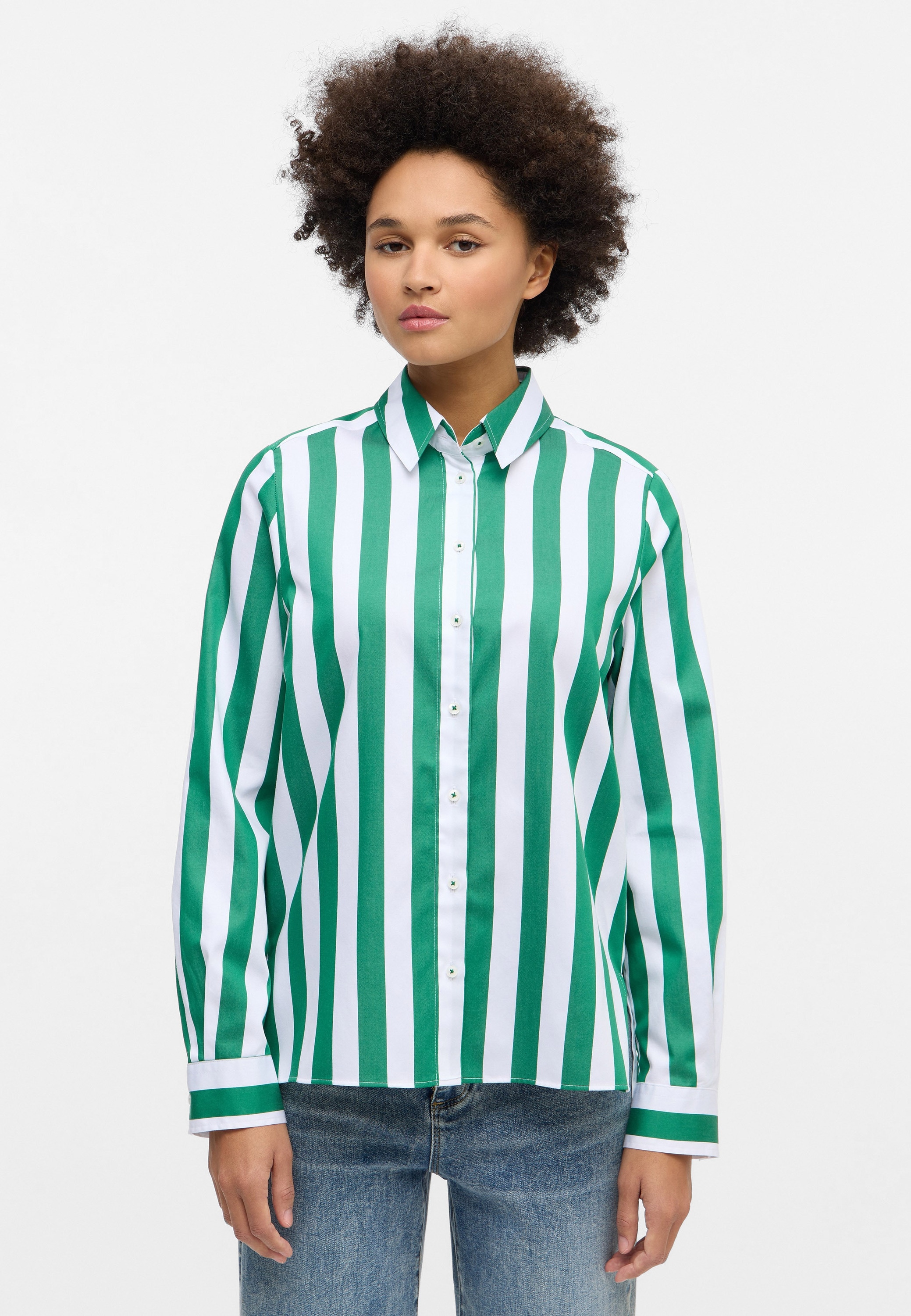 Eterna Hemdbluse "LOOSE FIT" EASY IRON (bügelleicht) günstig online kaufen