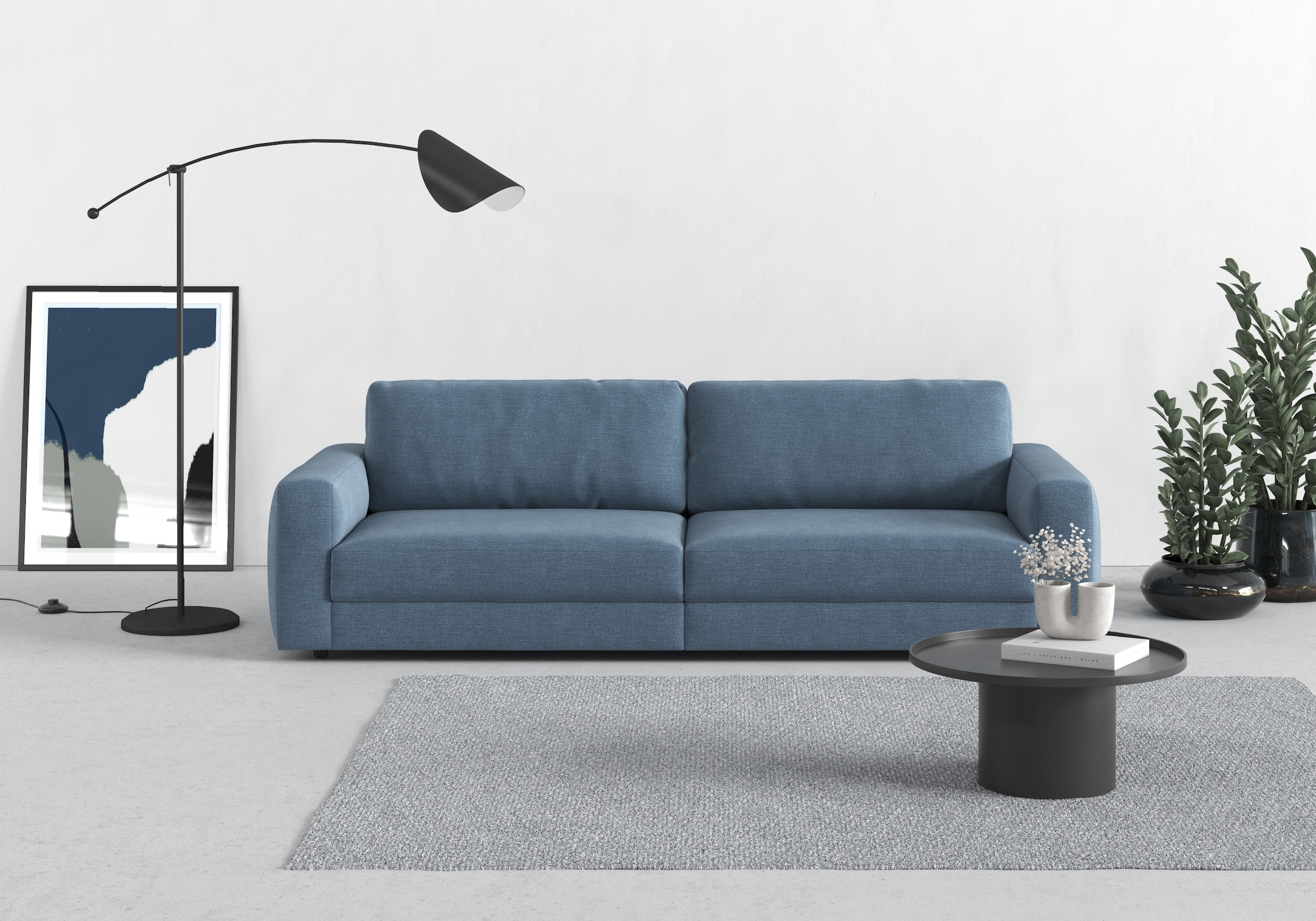TRENDMANUFAKTUR Big-Sofa "Bourbon" extra tiefe Sitzfläche, wahlweise mit Si günstig online kaufen