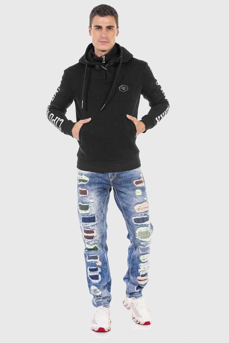 Cipo & Baxx 5-Pocket-Jeans »Jeans«, mit farbigen Ziernähten