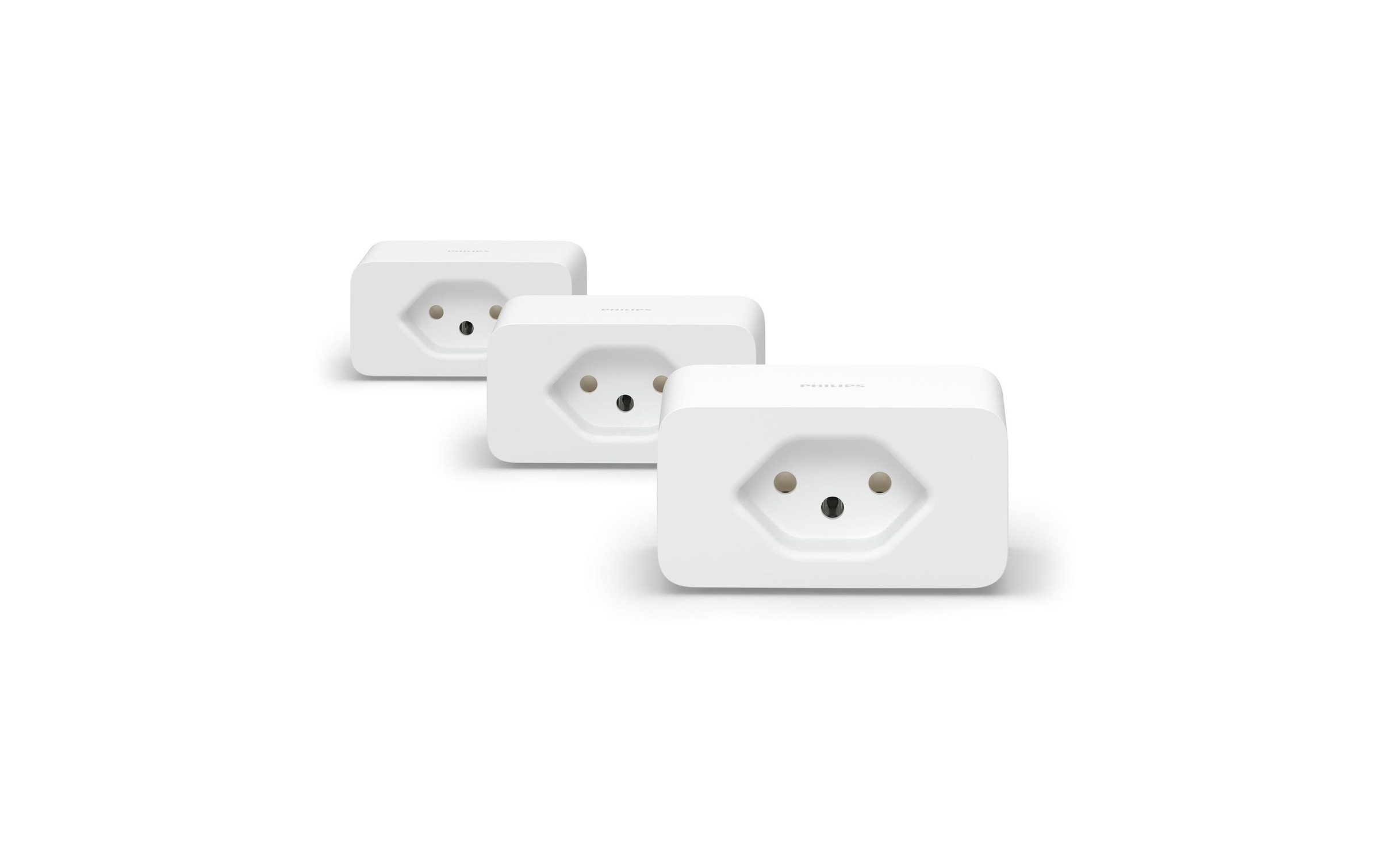 Philips Hue Steckdose »Hue Zubehör Smart Plug Steckdose 3er Set CH Weiss, Bluetooth« 3 Stk. tlg.