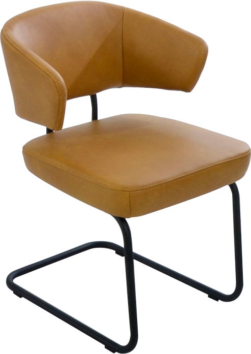 K+W Komfort & Wohnen Freischwinger "Mikkado Tube" () 1 Stk.abgerundeter Rüc günstig online kaufen