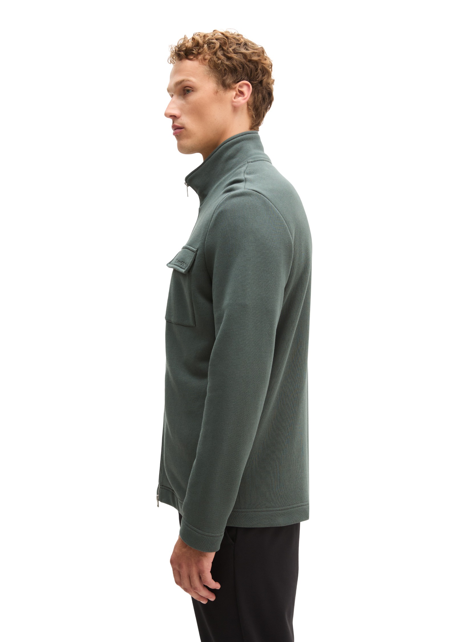 Marc O'Polo Sweatjacke »aus reiner Bio-Baumwolle«