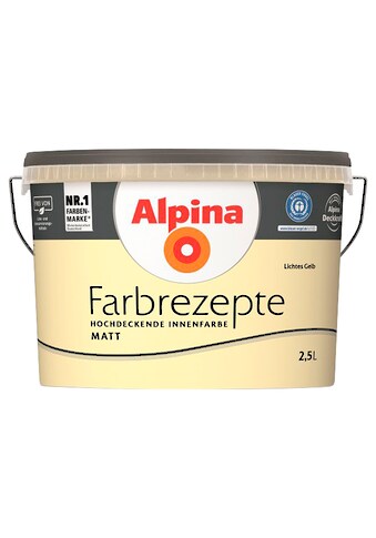 Alpina Wand- ir Deckenfarbe »Farbrezepte Lich...