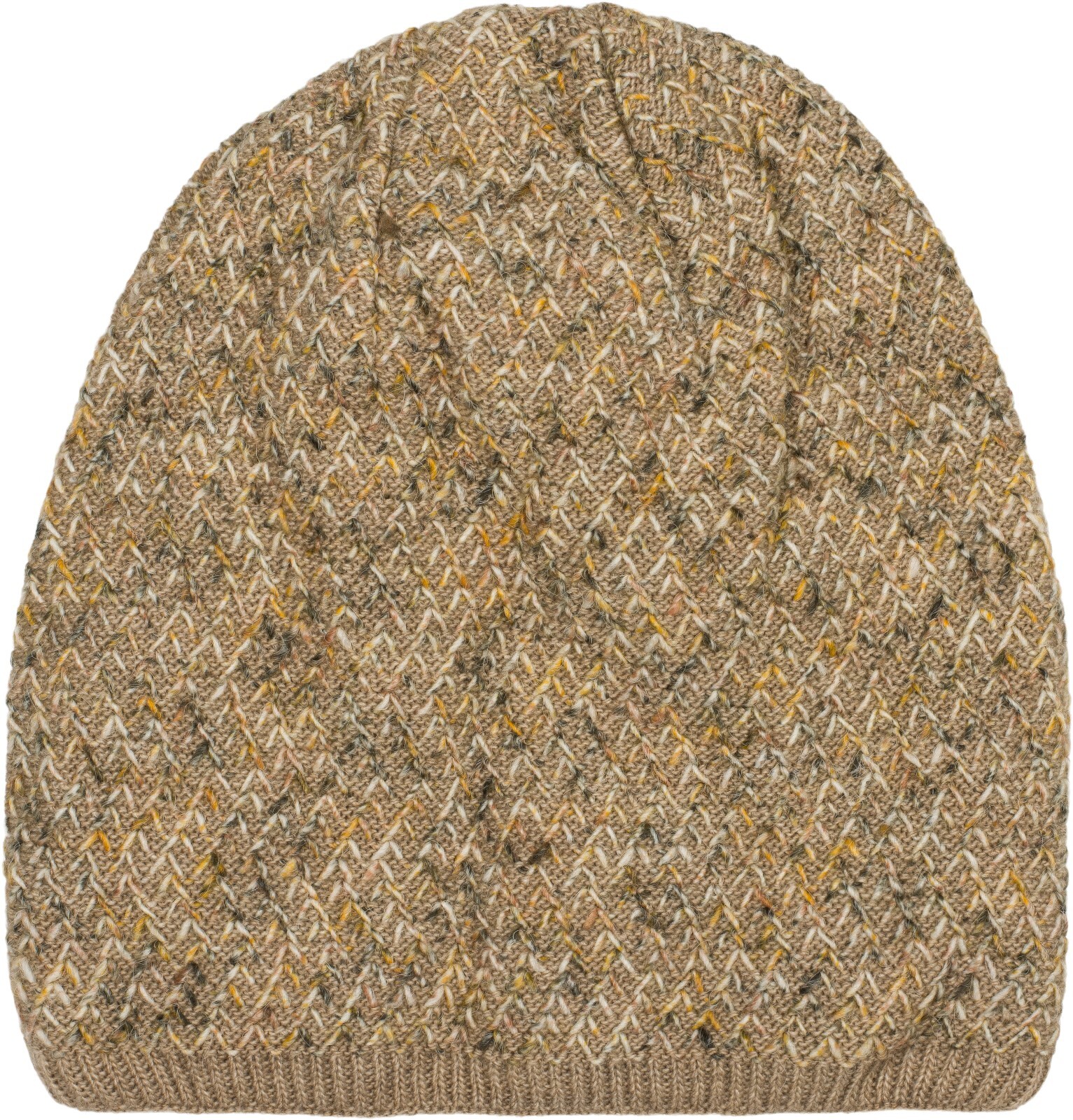 styleBREAKER Strickmütze "Strick Beanie Mütze Dreieck Bunt mit Thermo-Fleece" 1 Stk.