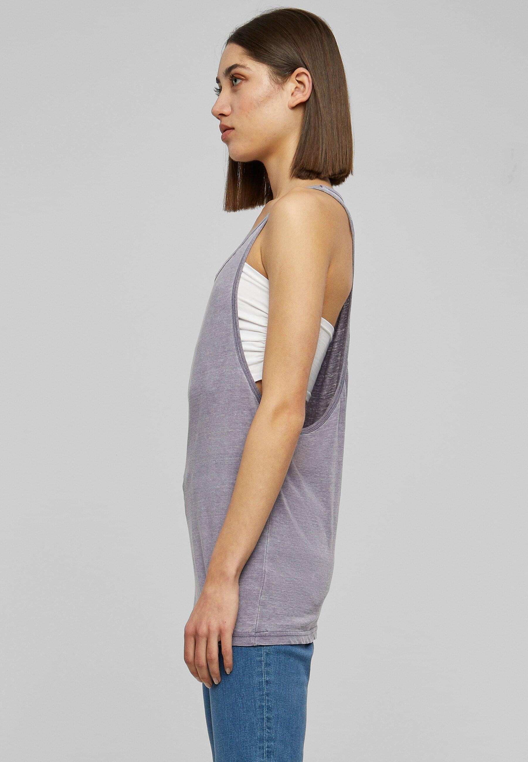 URBAN CLASSICS Muskelshirt »Urban Classics Damen Ladies Loose Burnout Tank«, (1 tlg.)