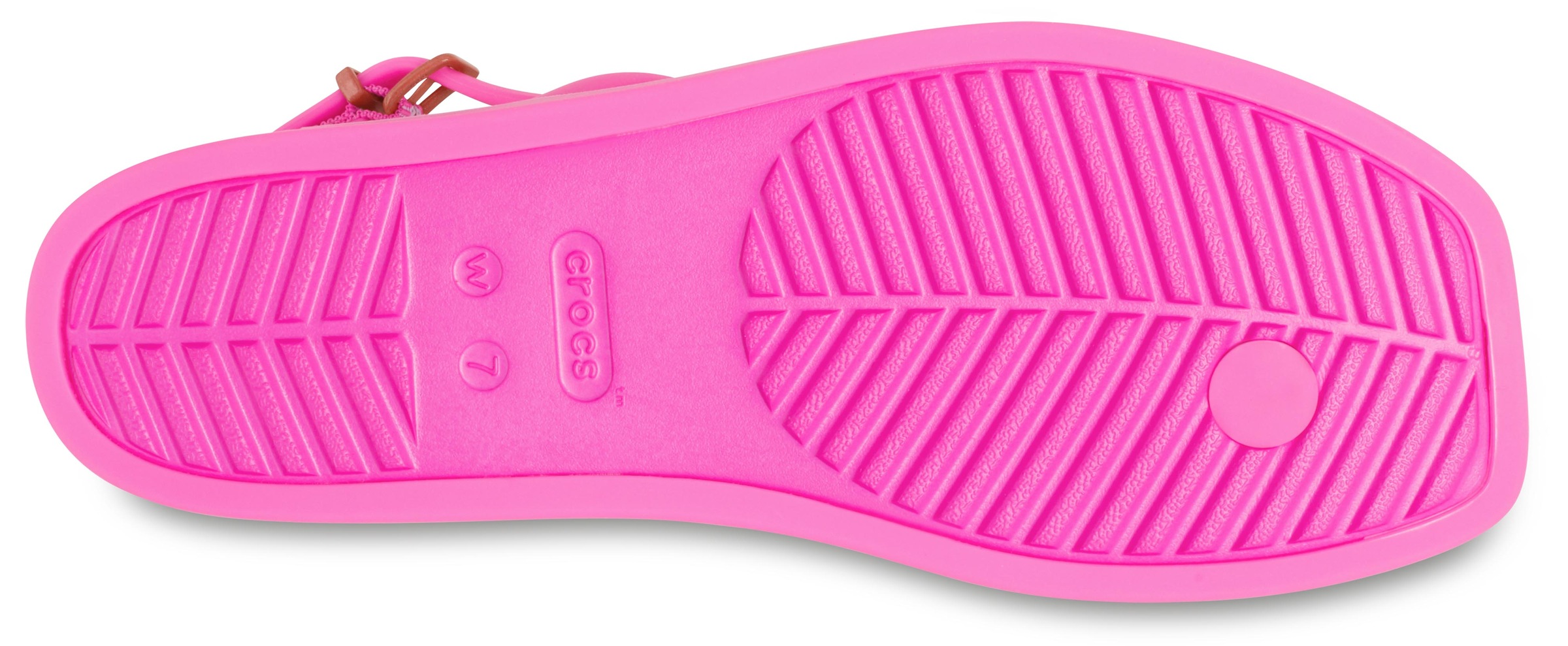 Crocs Sandale »Miami Thong Sandal«, Zehentrenner, Sandalette, Sommerschuh mit Zehensteg