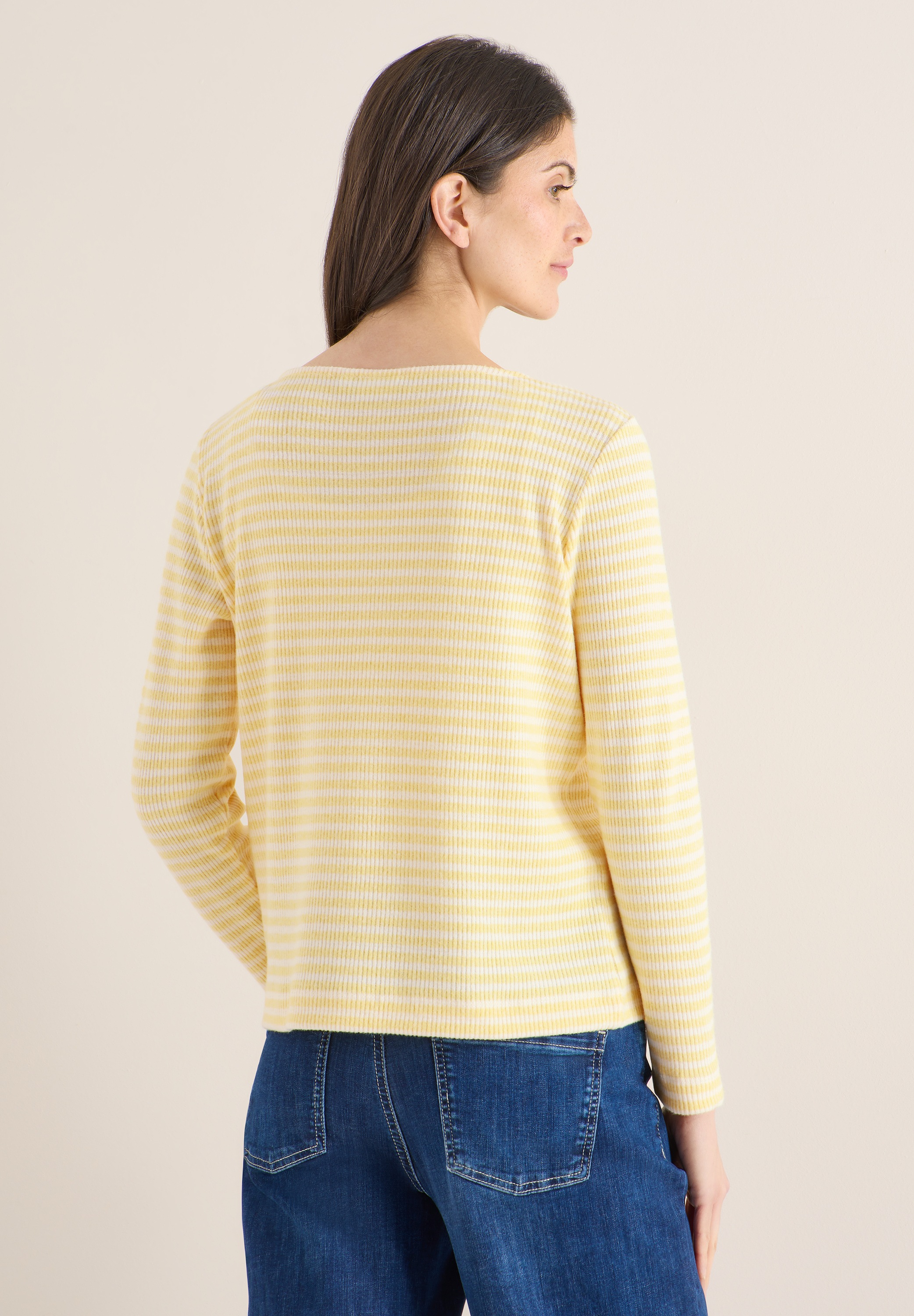 Cecil Langarmshirt mit U-Boot-Ausschnitt