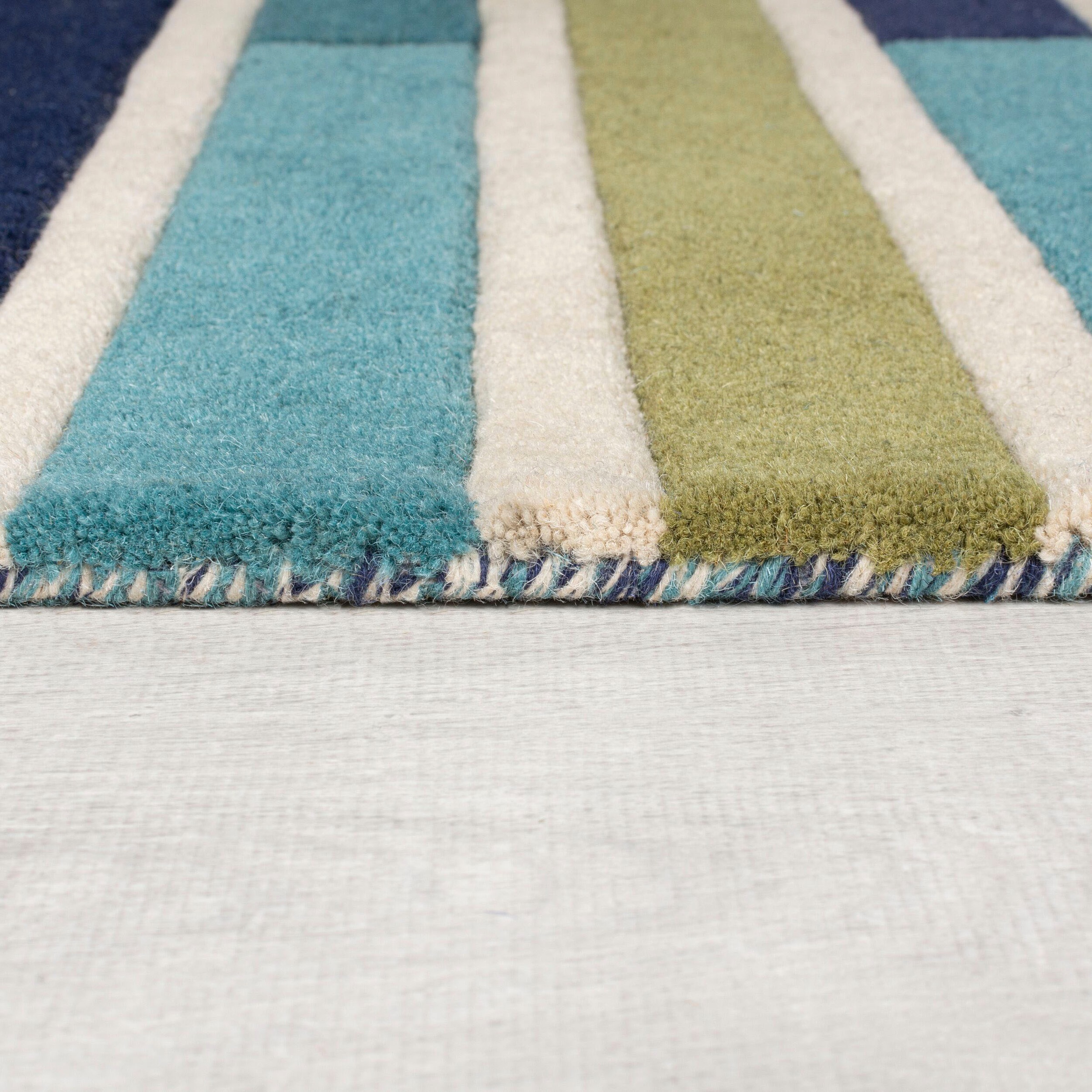 FLAIR RUGS Läufer »Piano«, rechteckig, 10 mm Höhe, gestreift, rechteckig