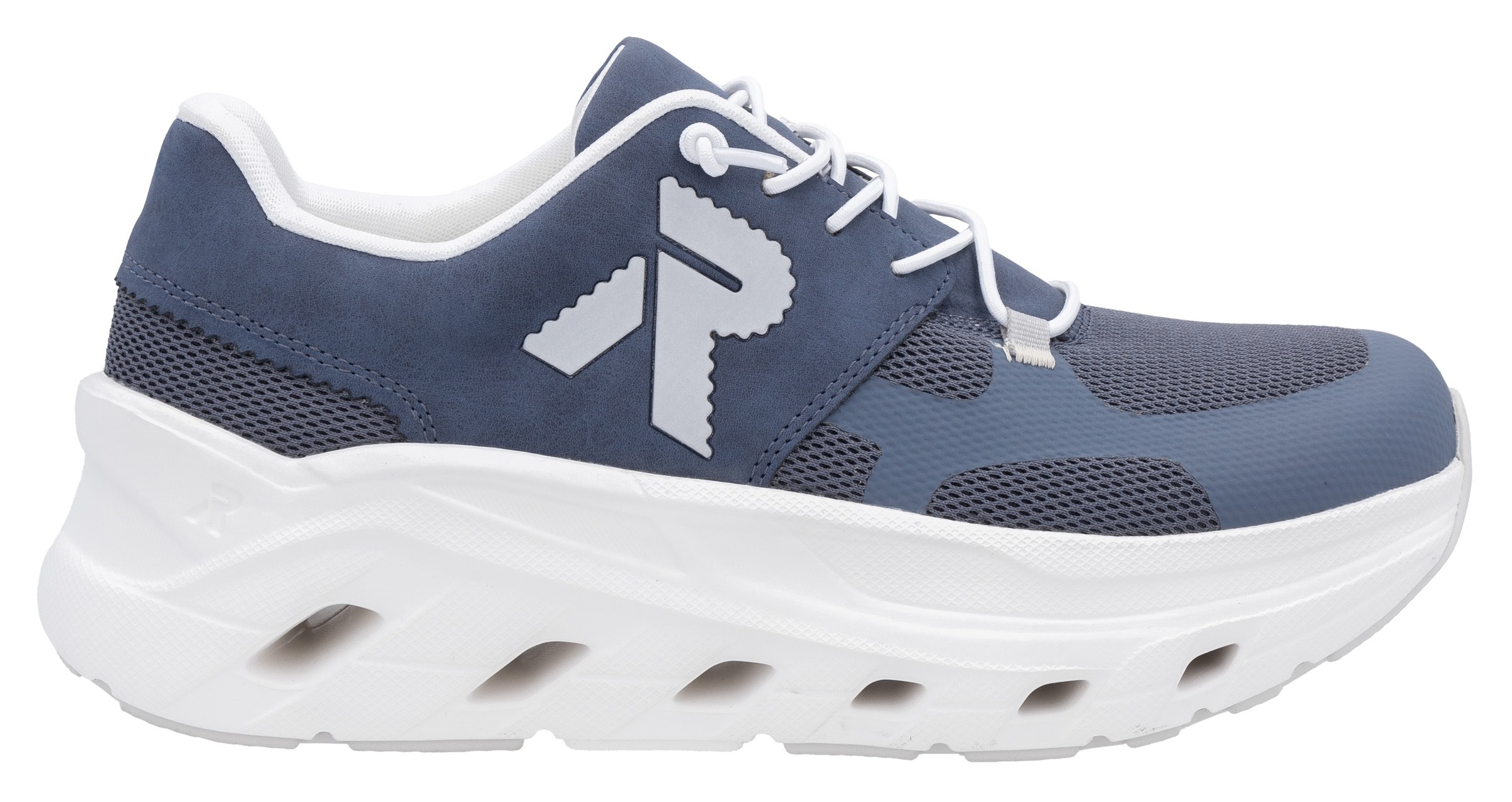 RIEKER Sport Plateausneaker, Slip-on Sneaker, Halbschuh, Freizeitsneaker mit MemoSoft-Innensohle