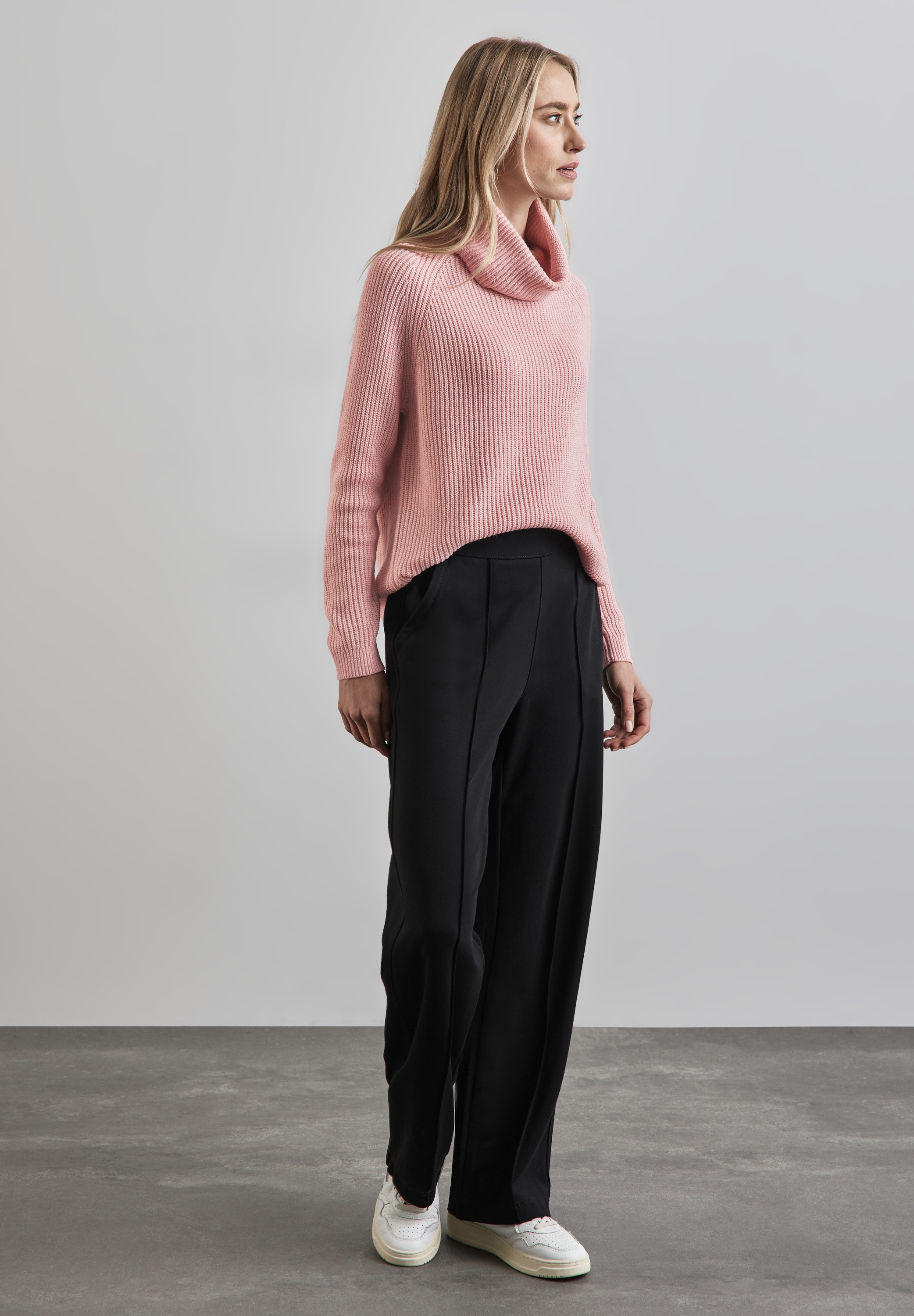 STREET ONE Rollkragenpullover, im soften Baumwoll-Mix