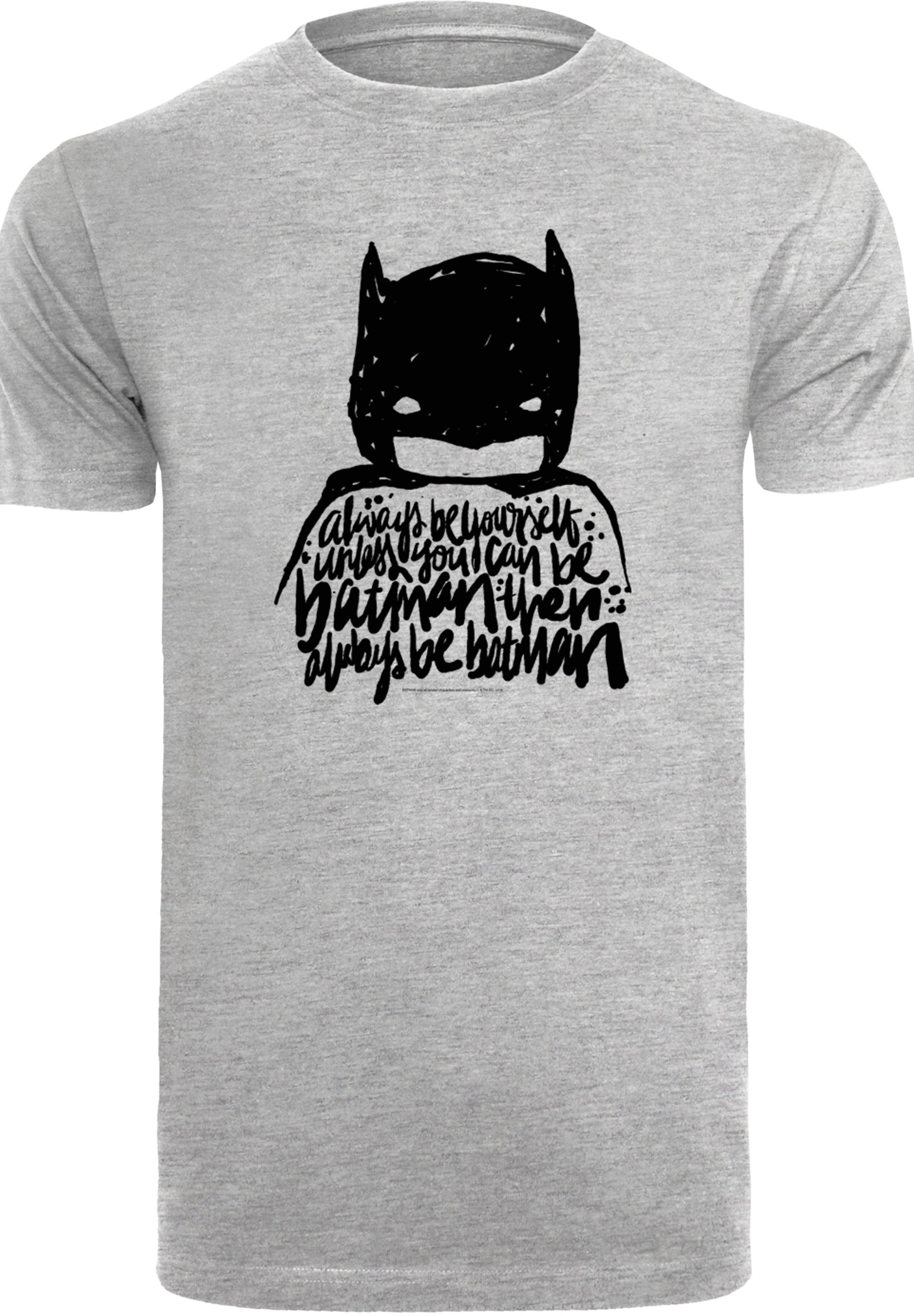 F4NT4STIC T-Shirt »DC Comics Batman Always Be Yourself«, Print