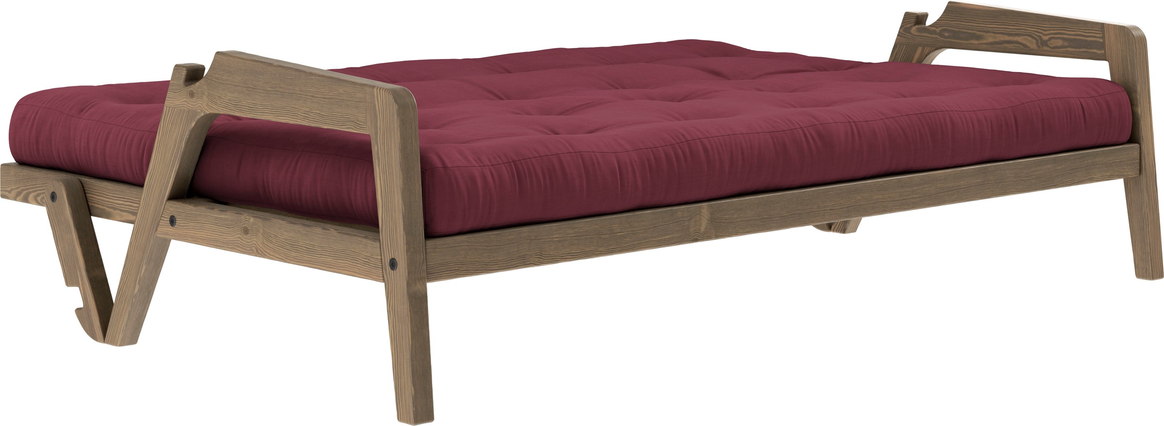 Karup Design Schlafsofa, Mit Holzstruktur, inkl. Futonmatratze, Liegefläche 130x190 cm