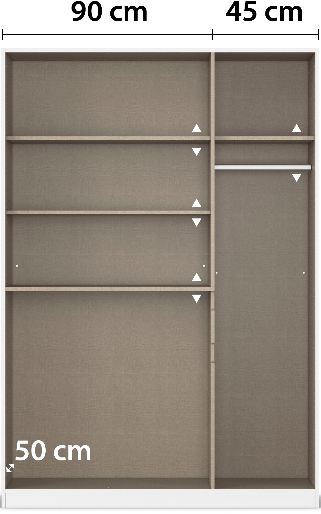 rauch Kleiderschrank »Tübingen« mit Spiegel