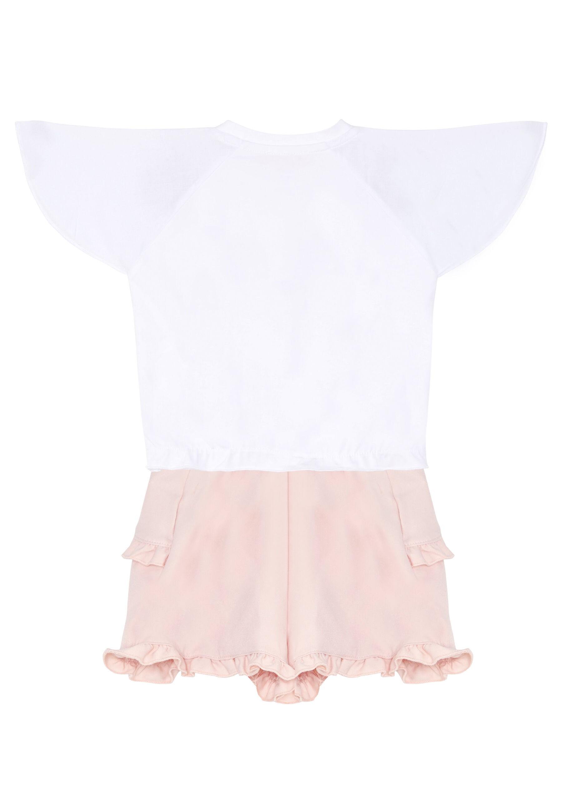 Thumbnail - Denokids Hausanzug "White Cat" 2 tlg. mit niedlichem Tiergesicht