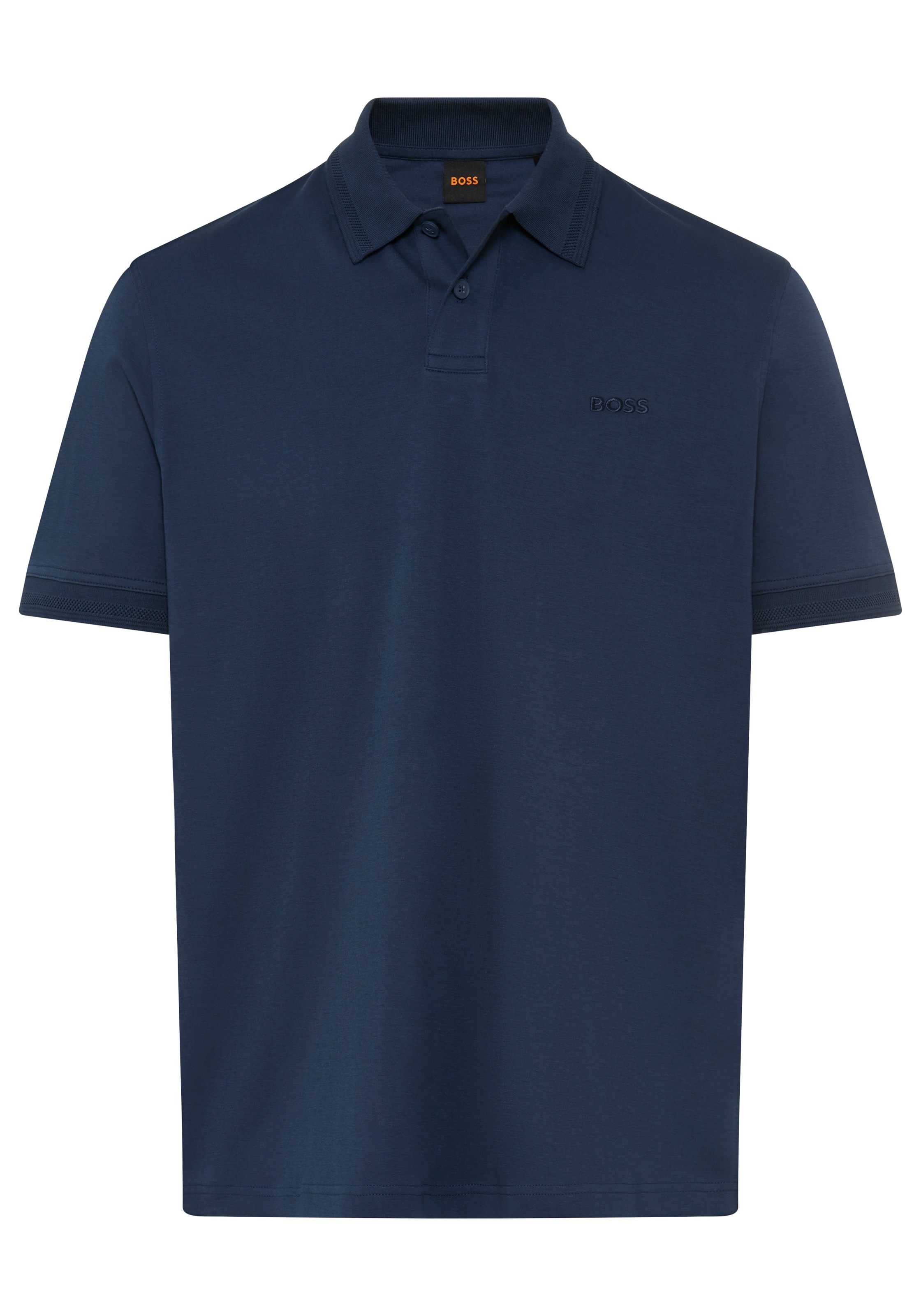 BOSS ORANGE Poloshirt "Pe Interlock" aus Baumwoll-Piqué mit Logo-Print Regu günstig online kaufen