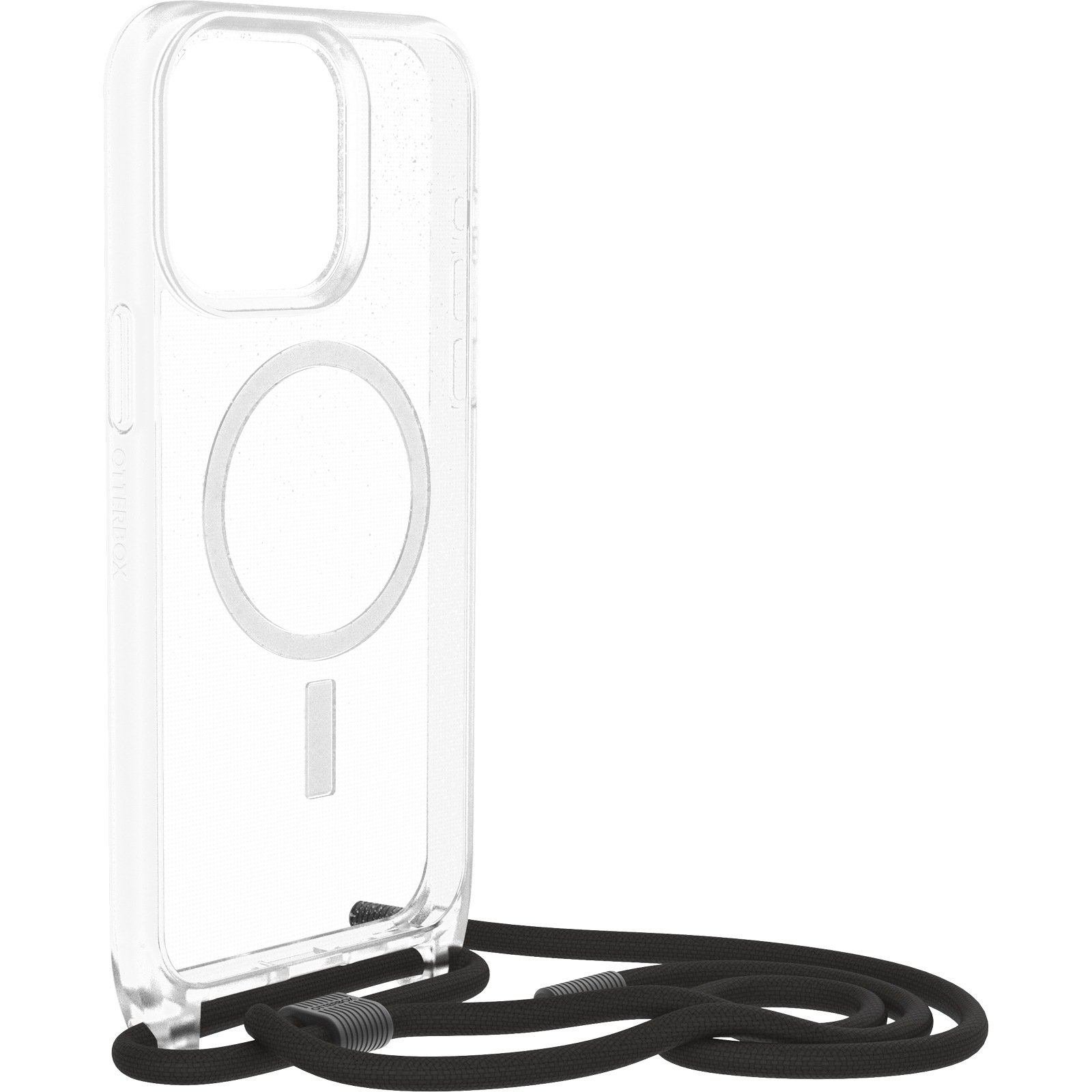 Otterbox Case zum Umhängen »React Necklace Hülle für MagSafe für Apple iPhone 15 Pro Max«, Apple iPhone 15 Pro Max, ultraschlanke, schützende Hülle mit verstellbarer Handykette