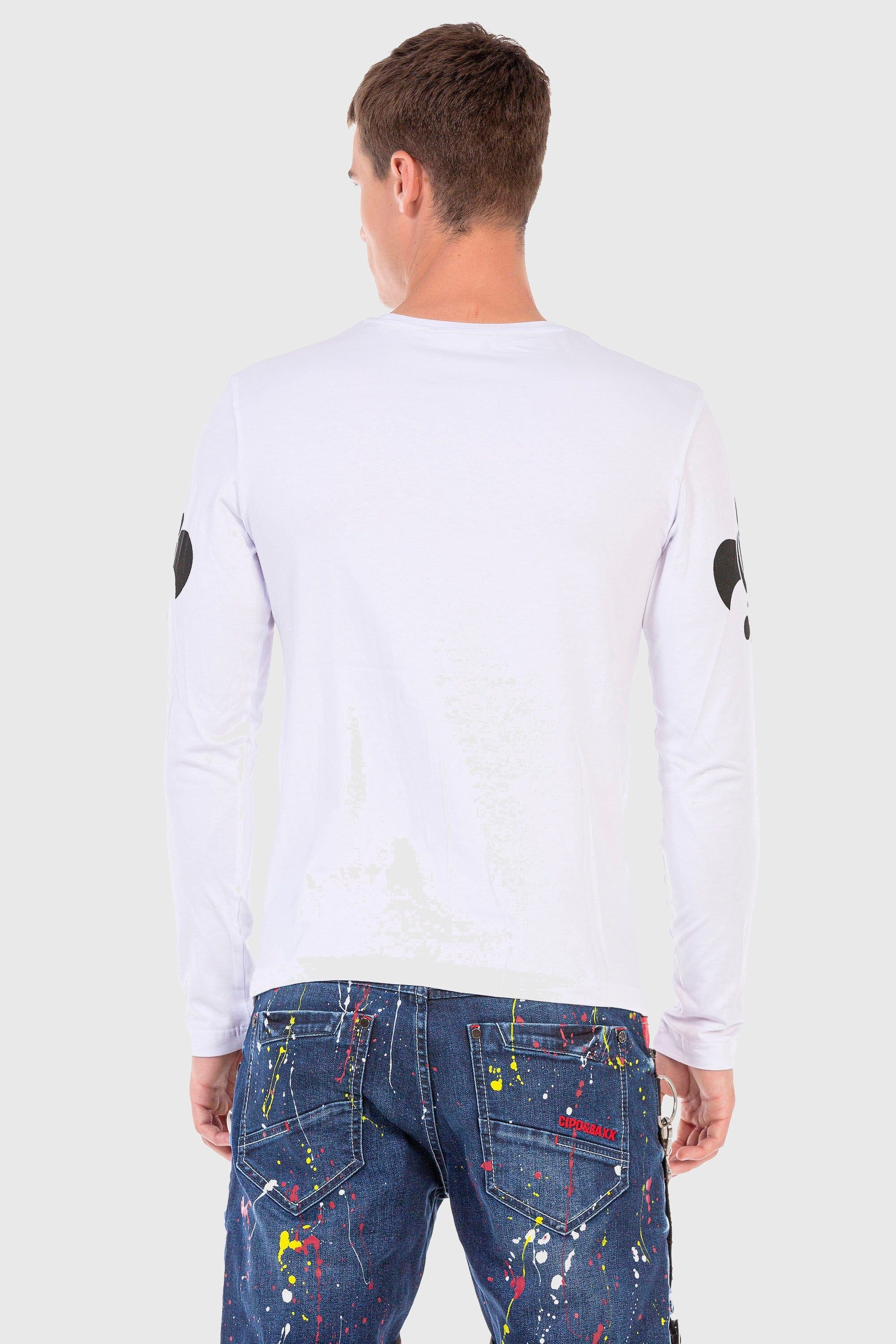 Cipo & Baxx T-Shirt »Sweatshirts«, mit coolem Print
