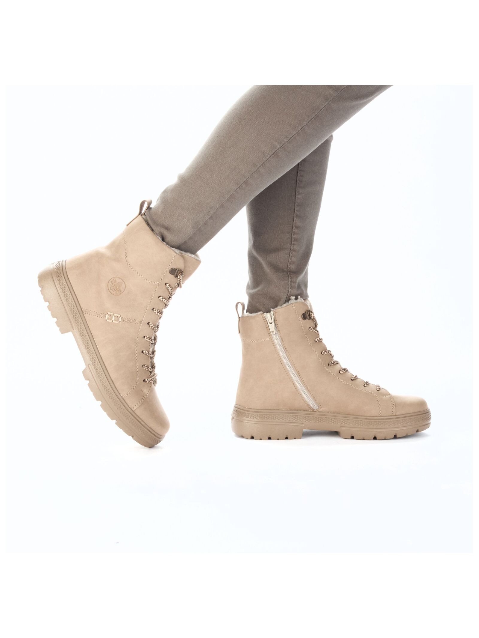 Rieker Schnürstiefelette »Rieker Stiefelette Lederimitat«