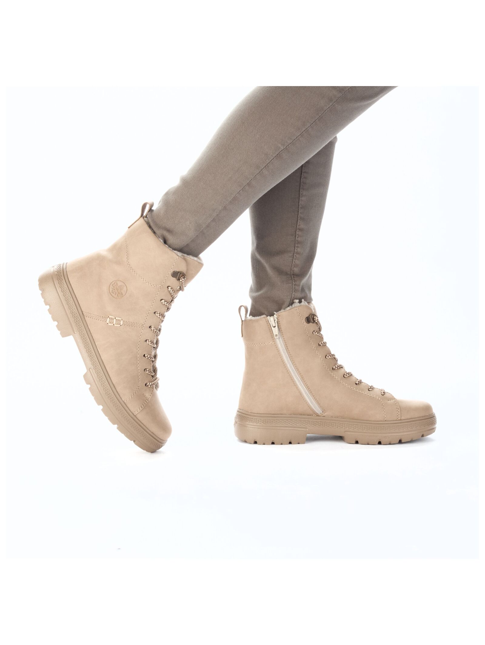 Thumbnail - Rieker Schnürstiefelette "Rieker Stiefelette Lederimitat"