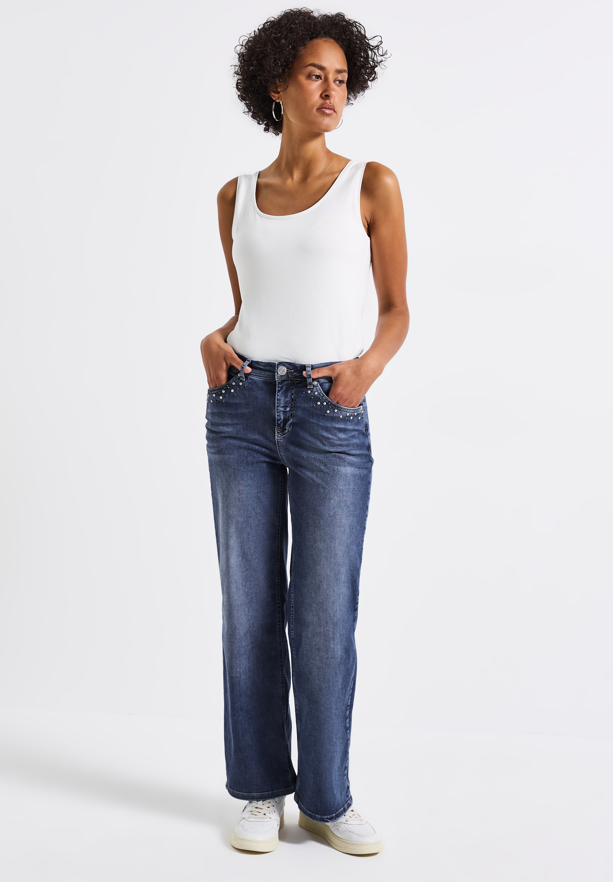 STREET ONE Loose-fit-Jeans, im Loose Fit