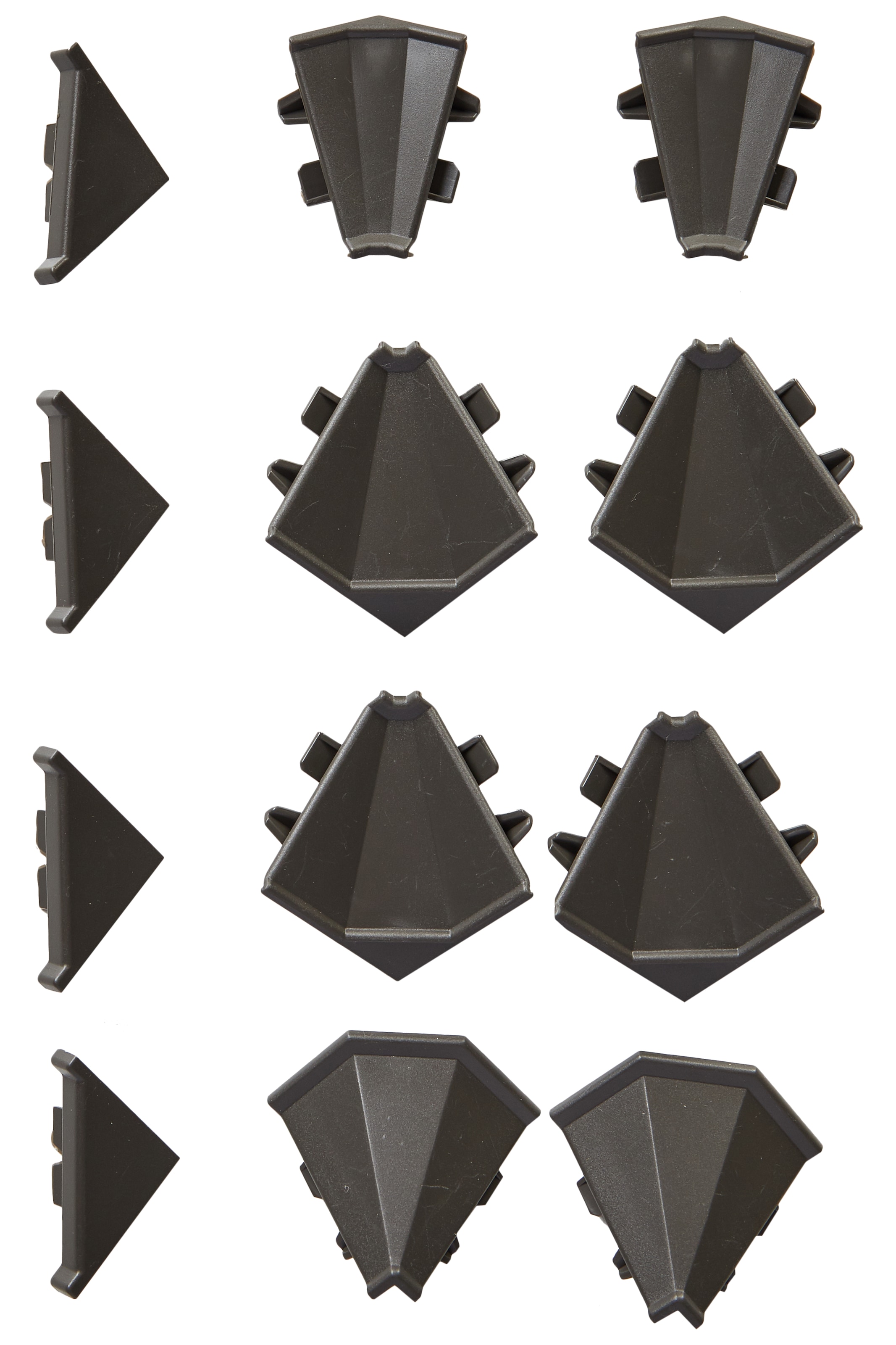 nobilia® Abschlussleiste »passend für alle Serien, aus hochwertigem Kunststoff,«, zum Anschrauben, individuell kürzbar, Maße (B/T/H): 200/2,5/2,5 cm