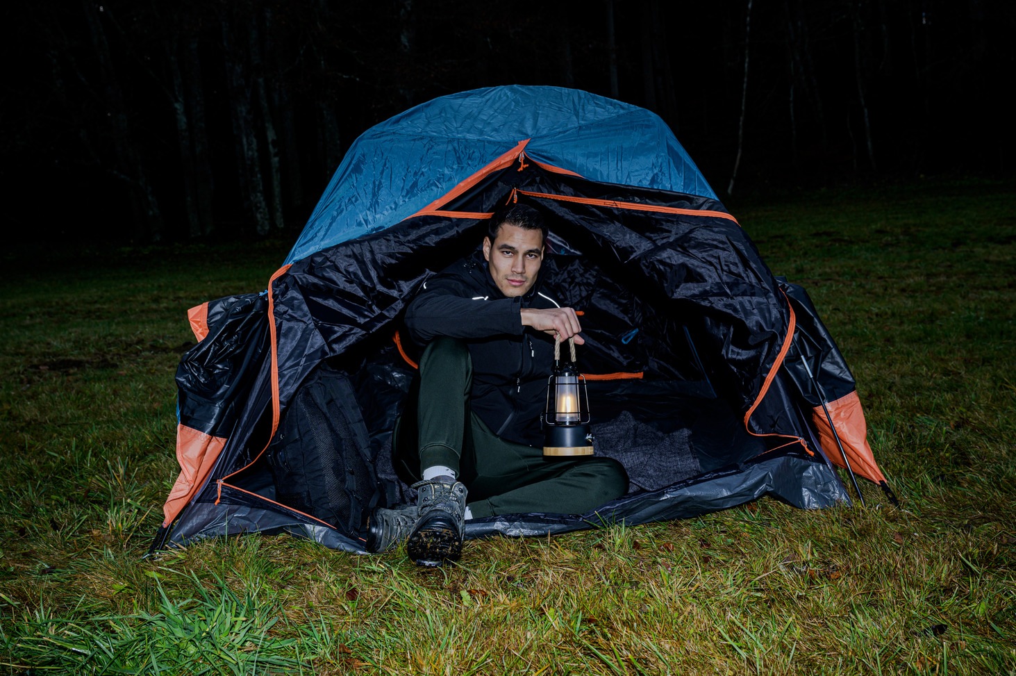 Brennenstuhl LED Gartenleuchte »Akku Campinglampe CAL 1«, Leuchtmittel LED-Modul | LED fest integriert, bis zu 75h Leuchtdauer, stufenlos dimmbar, Farbtemperatur einstellbar