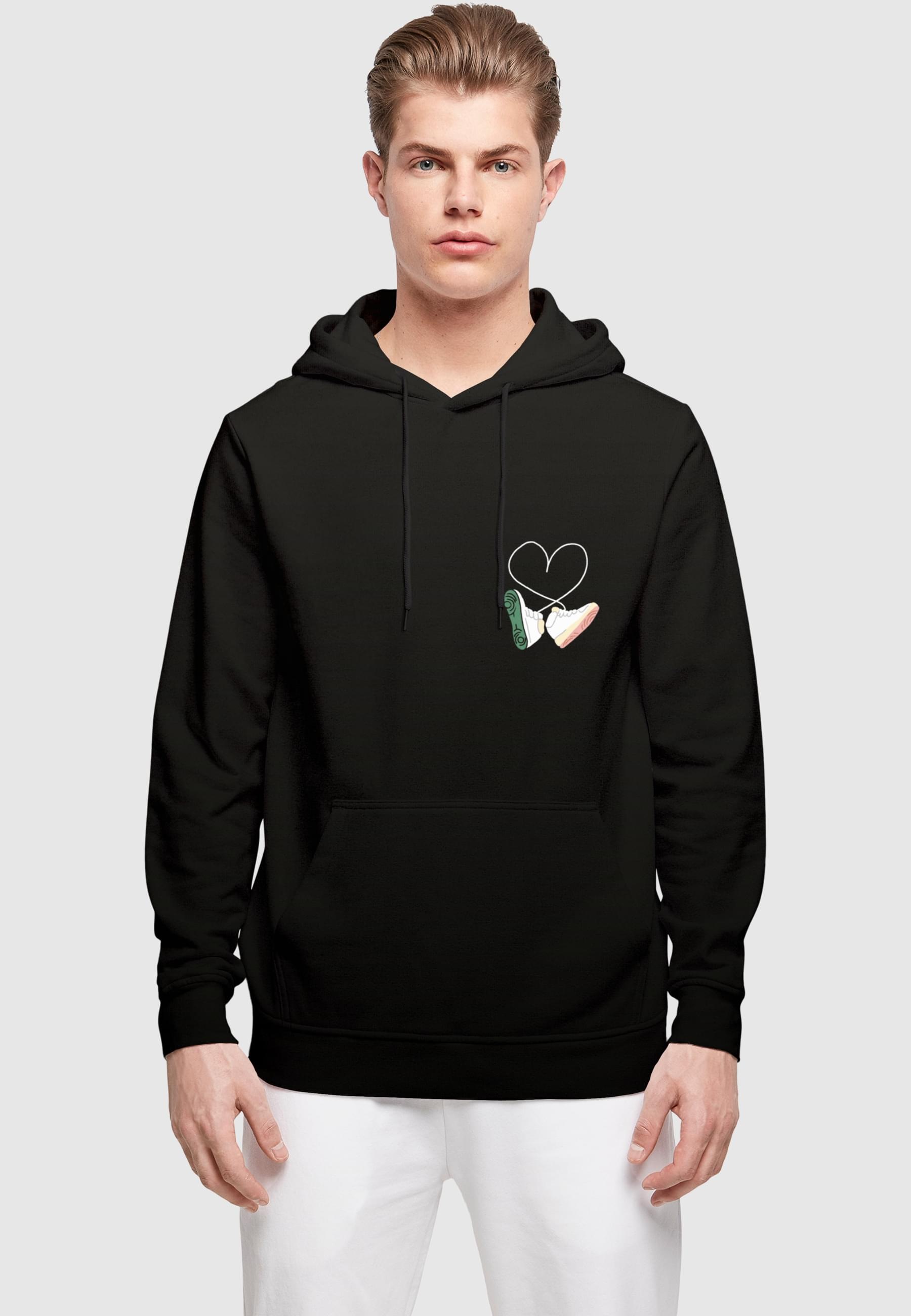 MisterTee Kapuzensweatshirt »MisterTee Kicks Love Basic Hoody«, (1 tlg.)