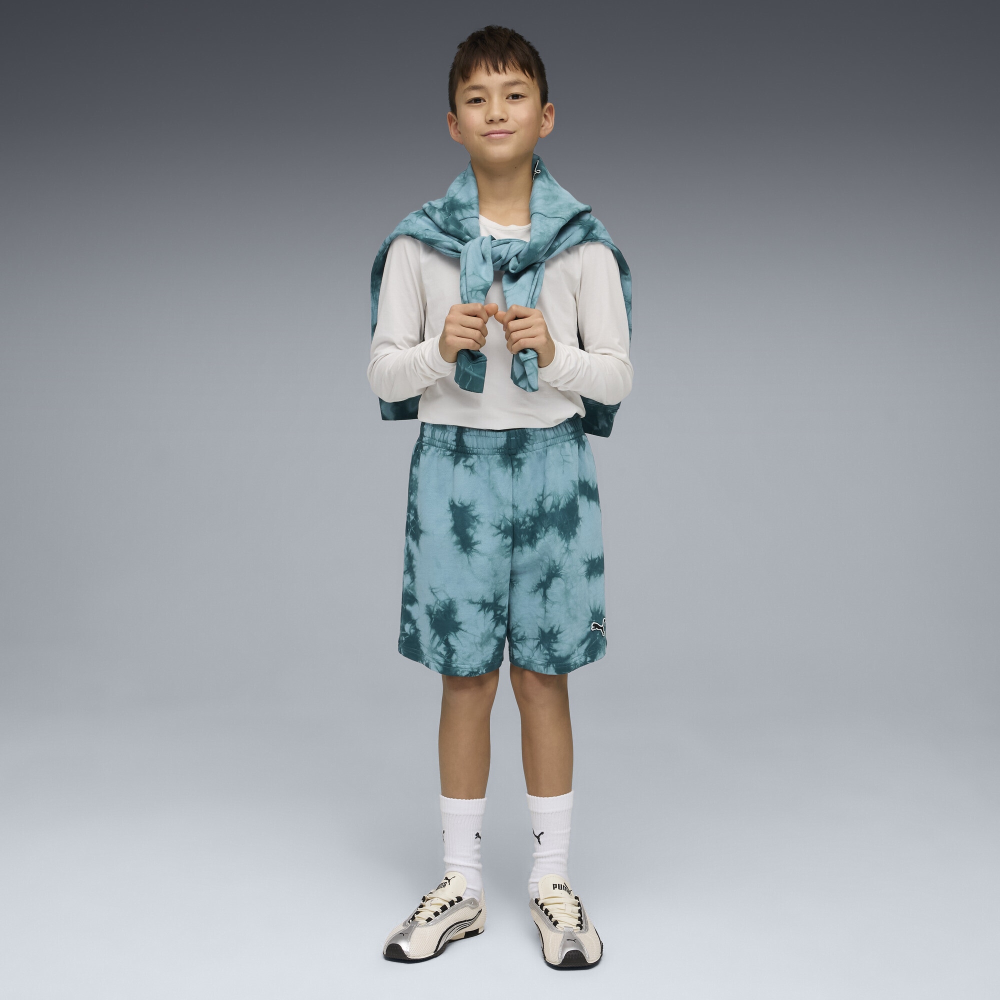 PUMA Sporthose »Essentials Relaxed Tie Dye Shorts Jugendliche«