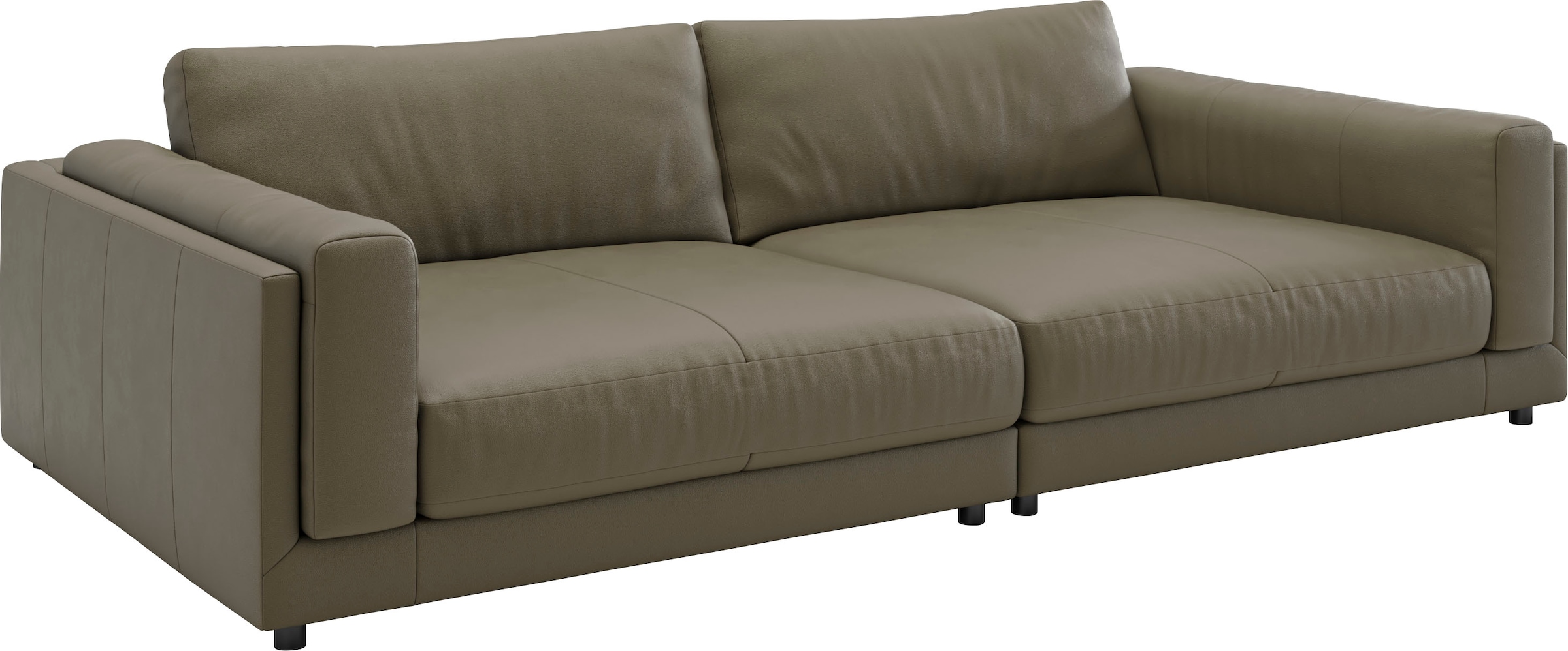 3C Candy Big-Sofa »Karalis mit extra großer Sitztiefe, elegantes Mega Sofa zum Relaxen,«, auch in Cord- oder Leder-Bezug, lose Kissen, loungige Bequemlichkeit