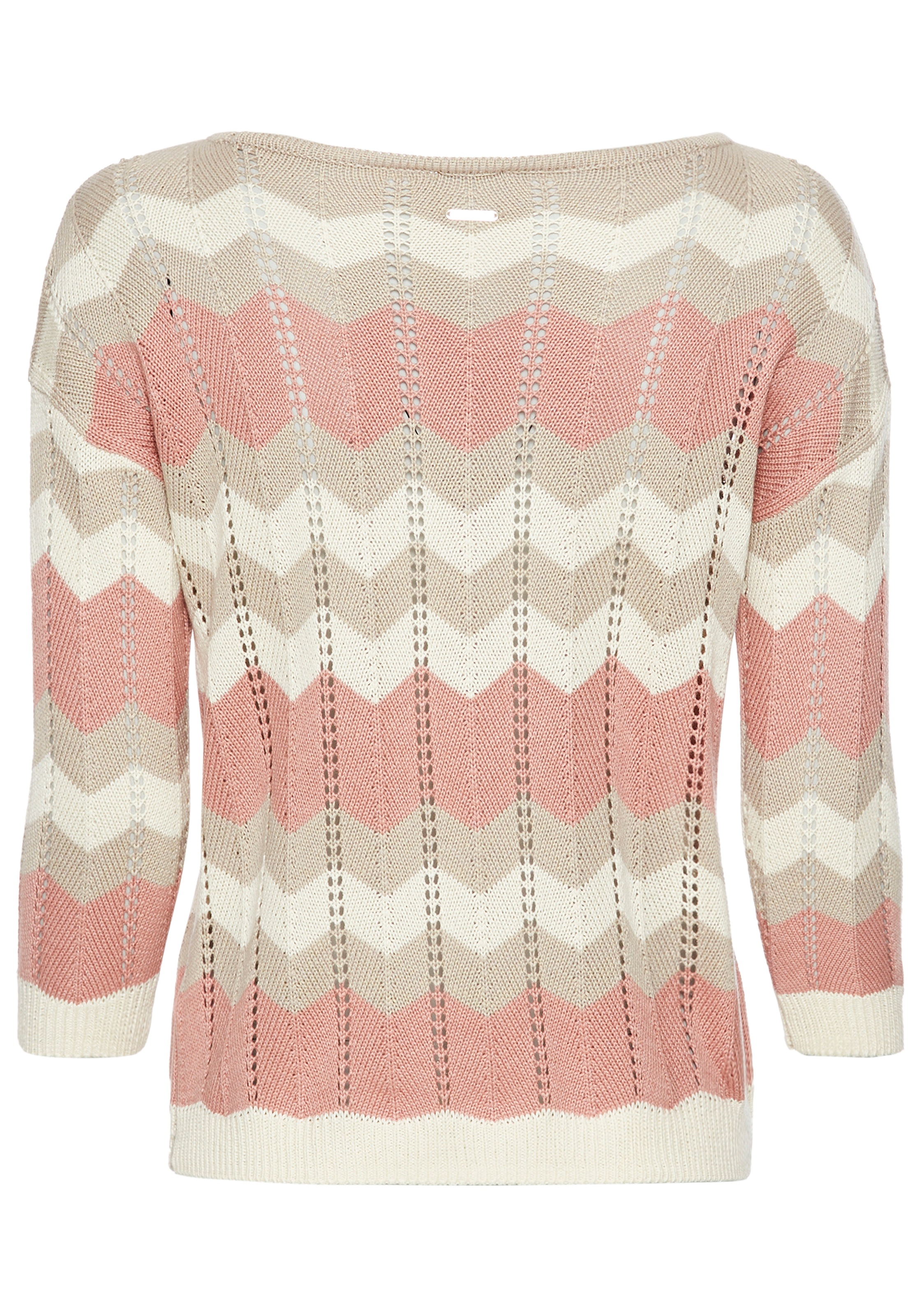 Laura Scott Strickpullover, mit Ajourstrickmuster