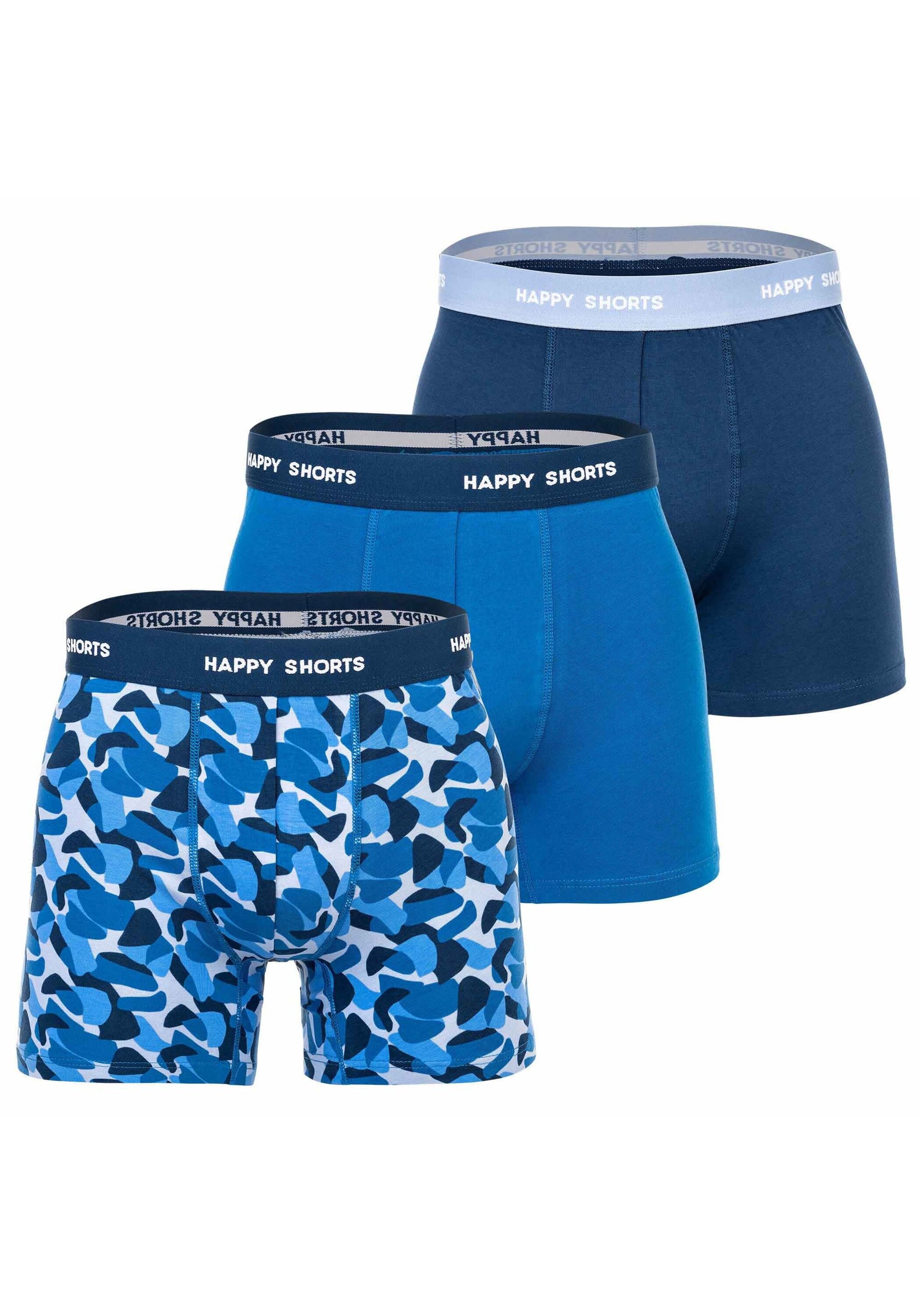 HAPPY SHORTS Boxershorts "Boxershort 3er Pack" günstig online kaufen