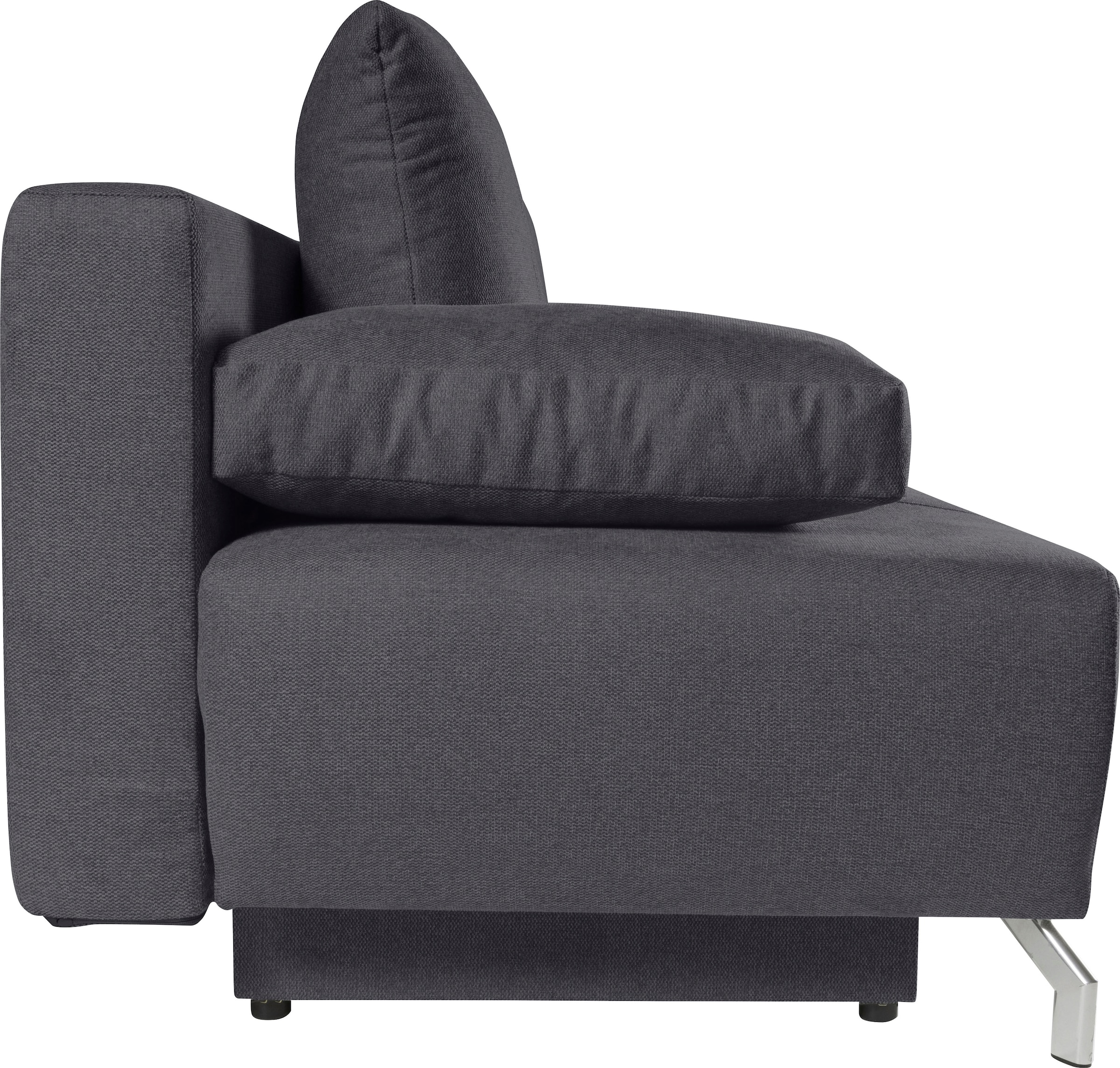 WERK2 Schlafsofa »Troya«, 2-Sitzer Sofa und Schlafcouch mit Federkern & Bettkasten