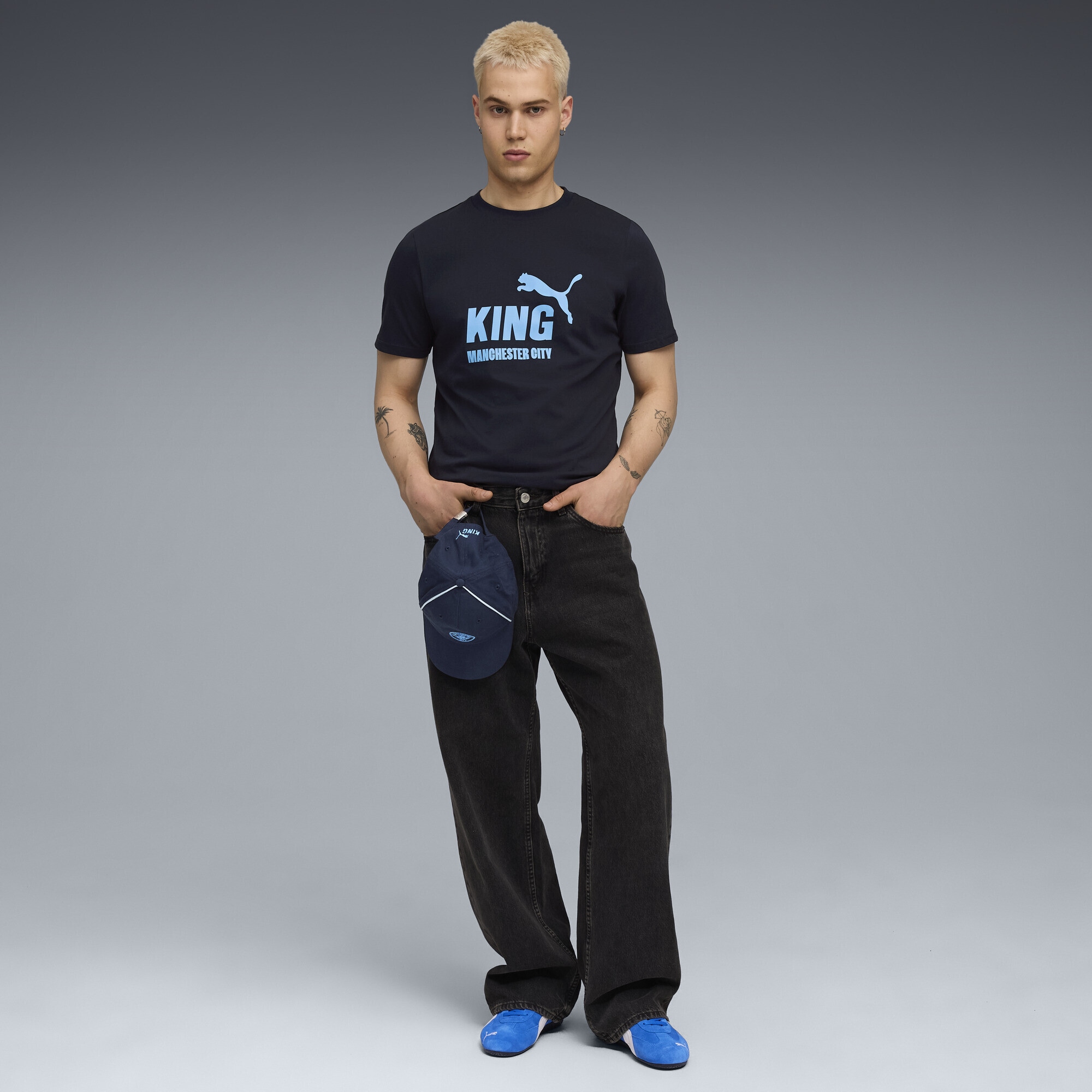PUMA T-Shirt »Manchester City KING Logo T-Shirt Herren«