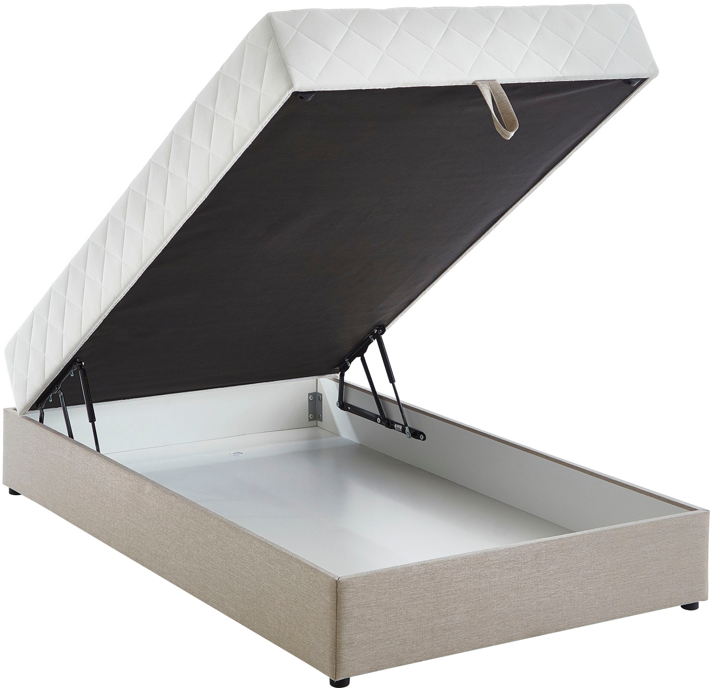 ATLANTIC home collection Boxbett »BELINA«, mit Taschenfederkernmatratze und geräumigem Bettkasten
