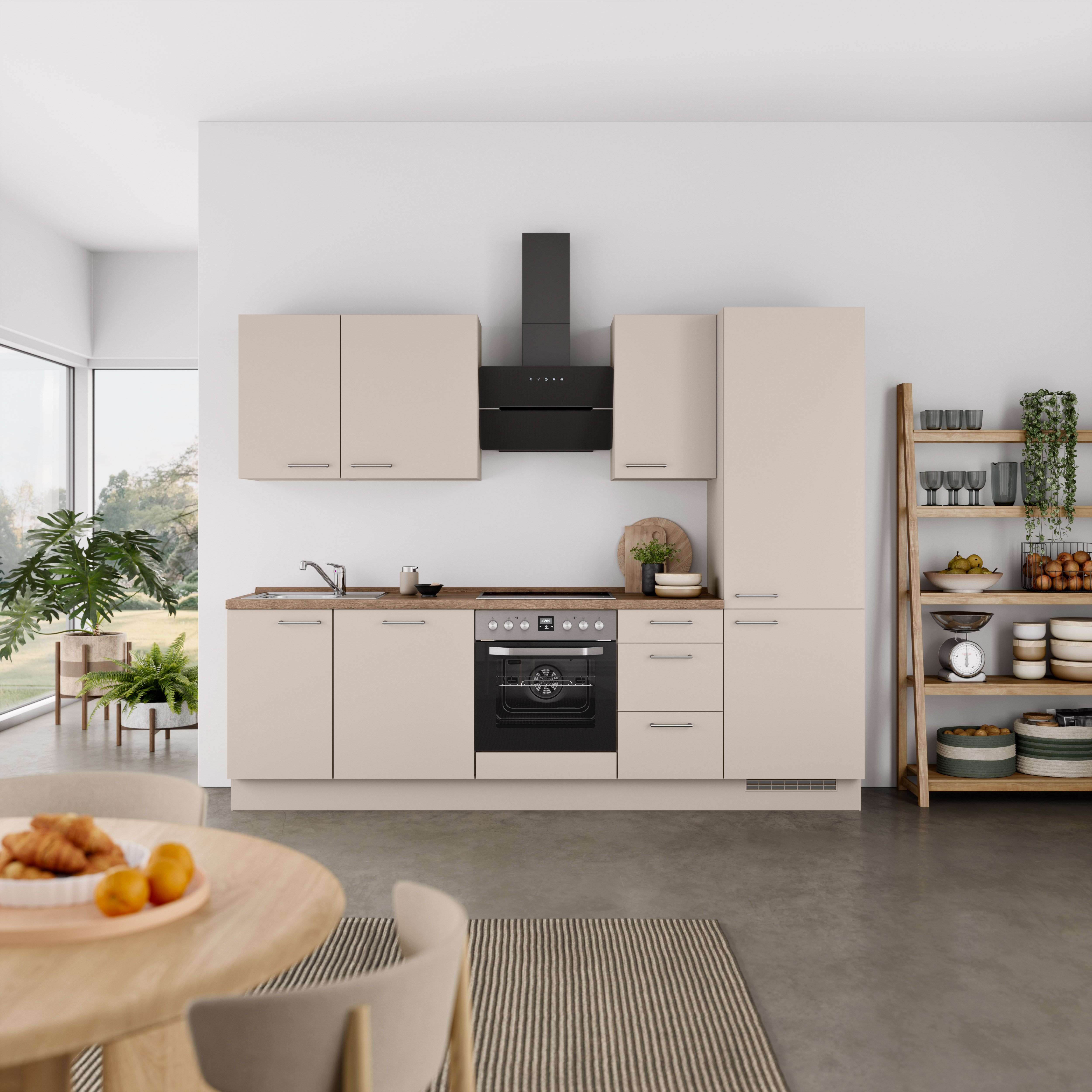 nobilia Küchenzeile ""Laser II", Ausrichtung wählbar, Breite 270 cm" vormon günstig online kaufen