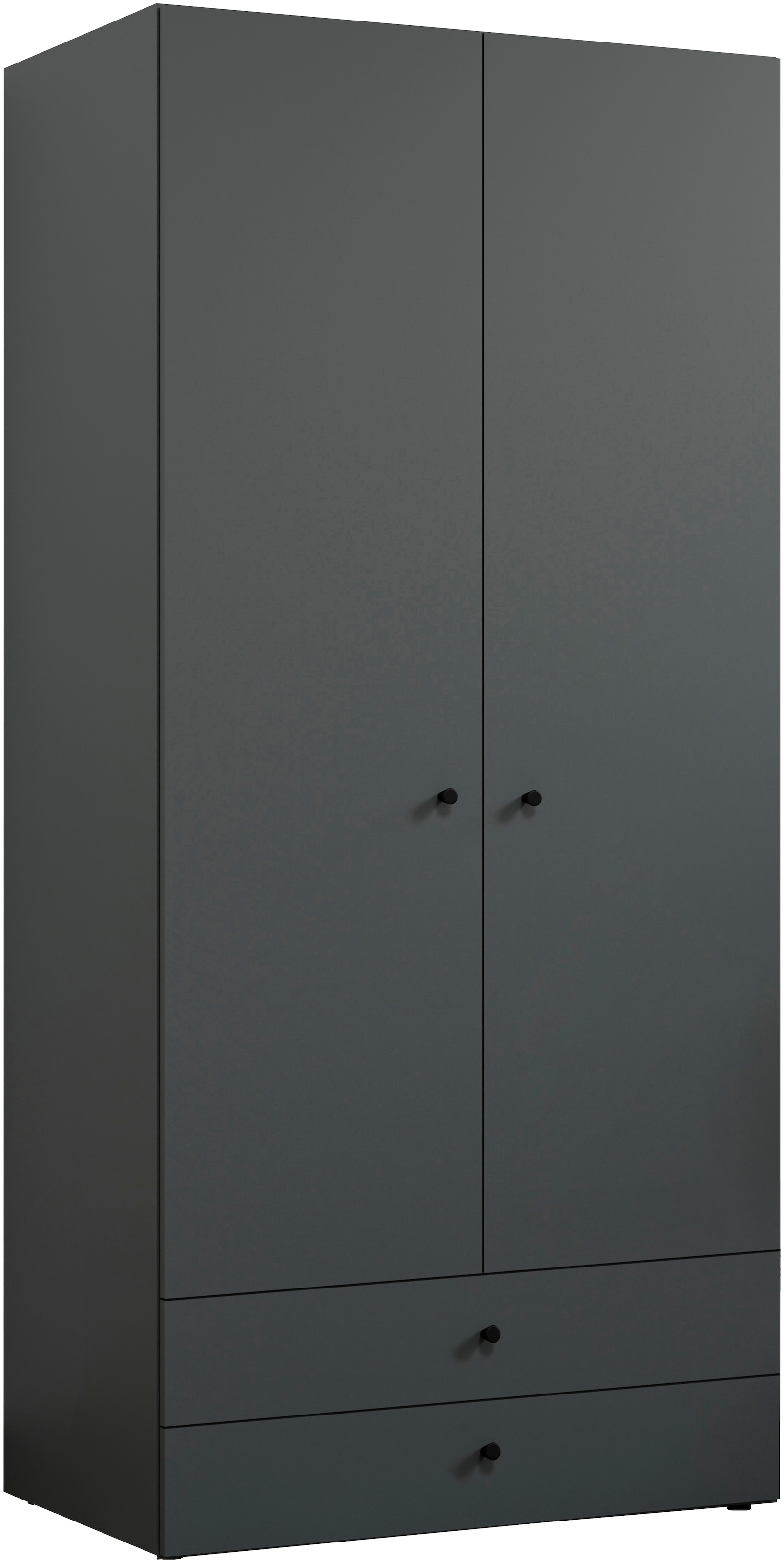 INOSIGN Kleiderschrank »Jersey Schlafzimmerschrank Garderobe Bestseller Schrank«, (1 St., Drehtürenschrank mit modernen Griffen Otto´s Choice), Drehtürenschrank mit 2 Schubladen - (B/T/H) 85/52/188 cm