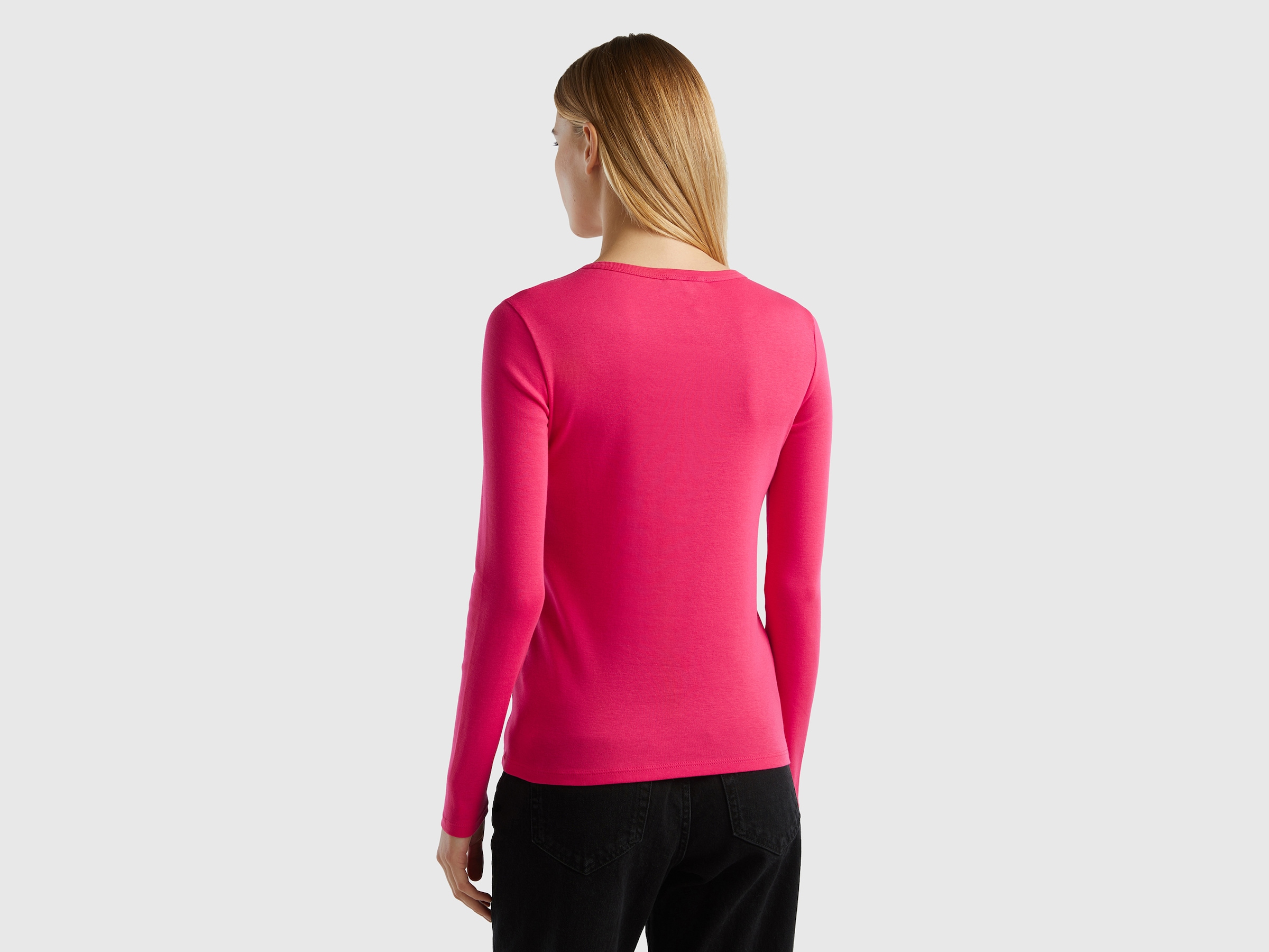 BAUR für United Benetton Glitzereffekt Labelprint kaufen mit Langarmshirt, Colors | of