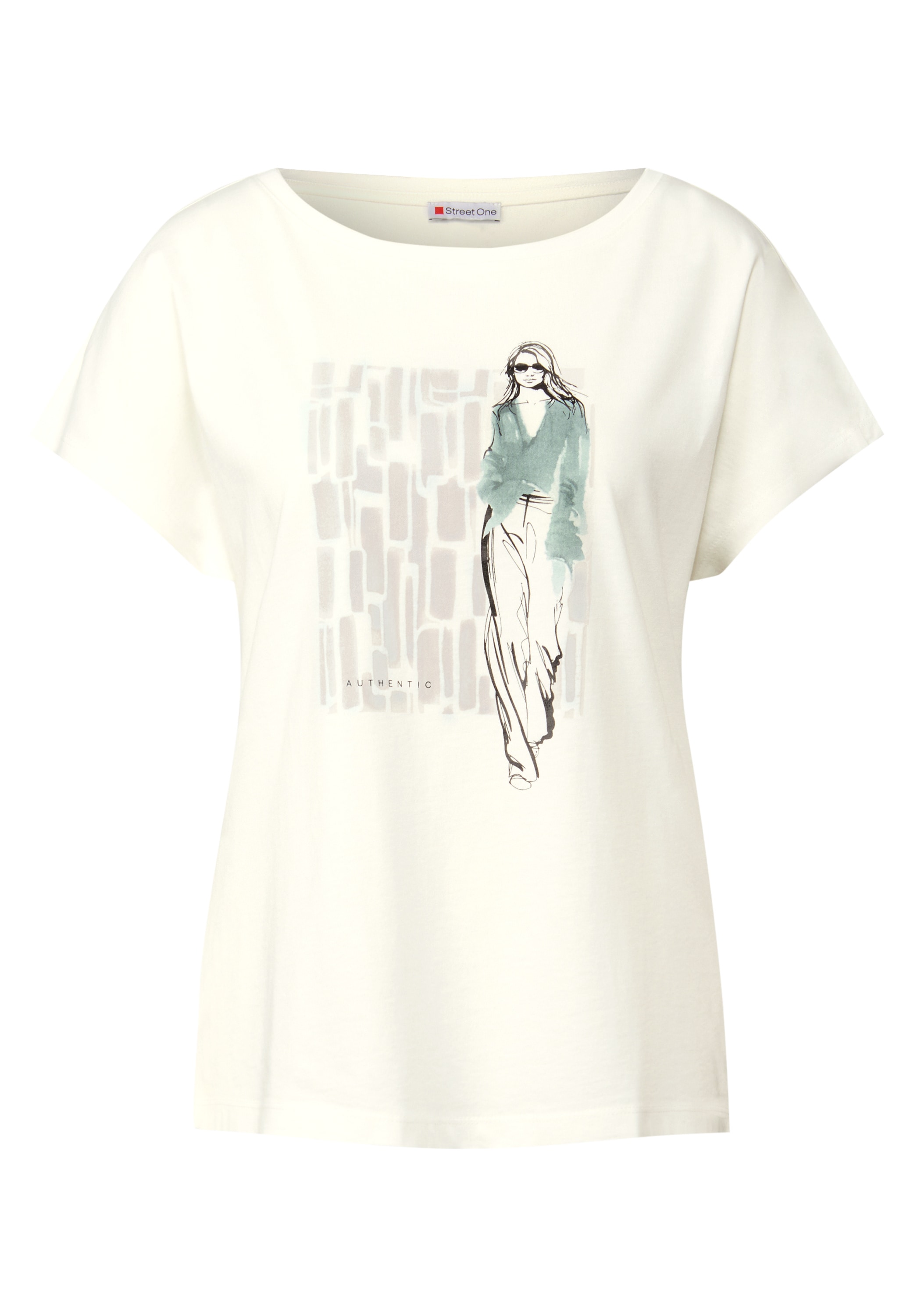STREET ONE T-Shirt, mit Rundhalsausschnitt