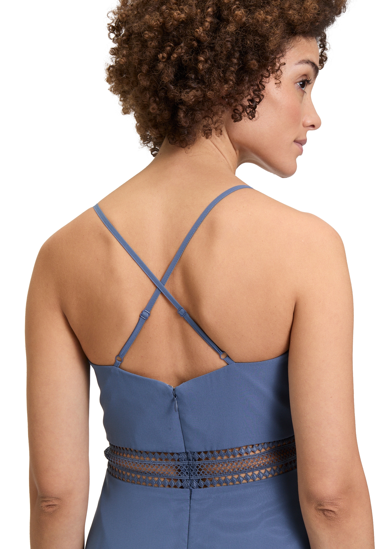 Vera Mont Cocktailkleid »Vera Mont Damen Cocktailkleid mit Wasserfallausschnitt«, Stickerei
