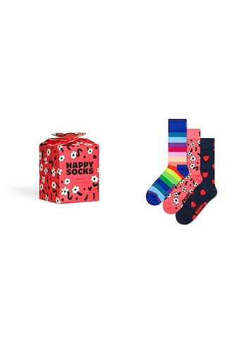 Happy Socks  Socken (Box 3 poros) Flower Gift rinki...