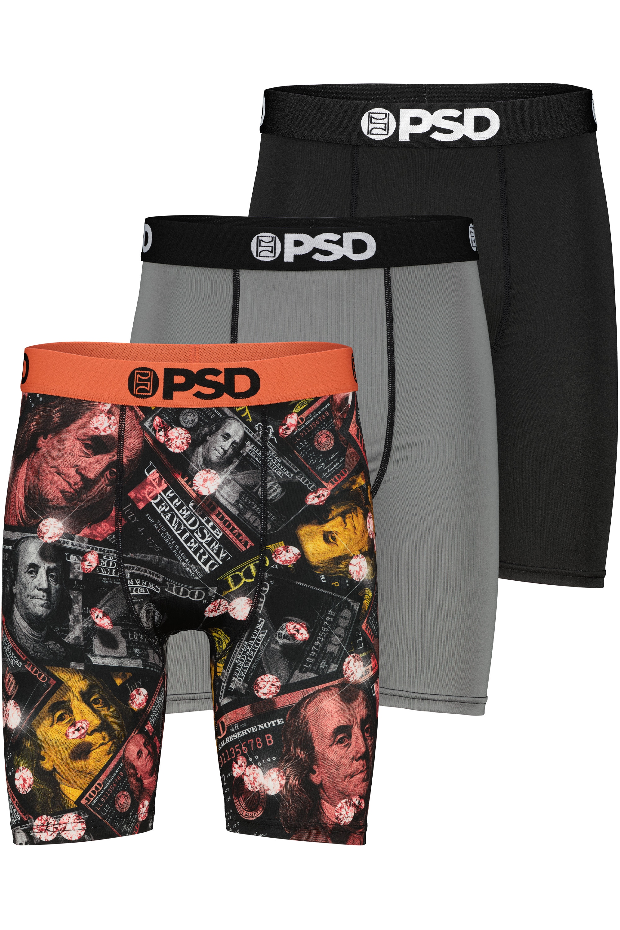 PSD Boxershorts "3 PACK - METALLIC BENJIS Herren"