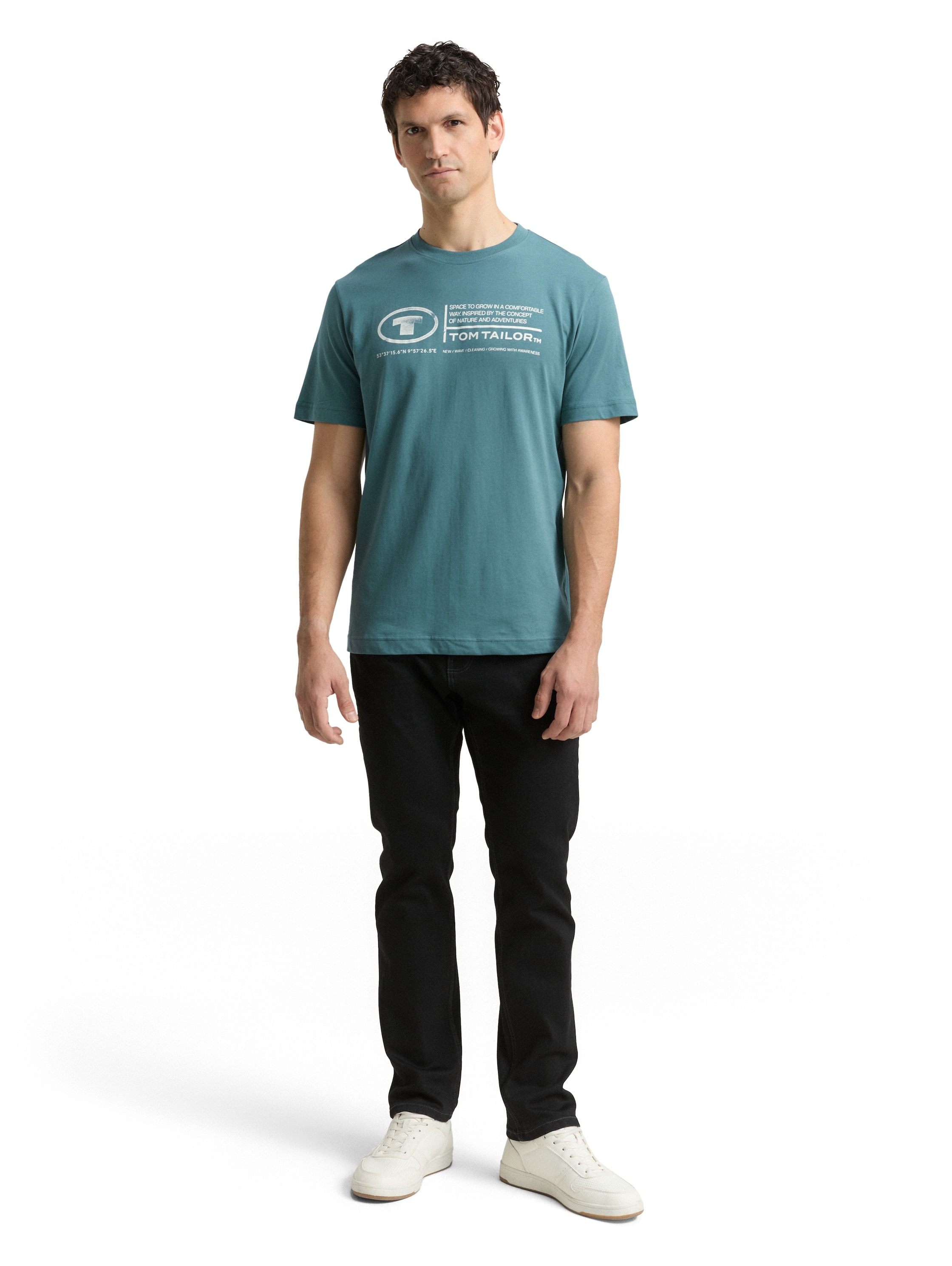 TOM TAILOR Print-Shirt »Tom Tailor Herren T-Shirt Frontprint«