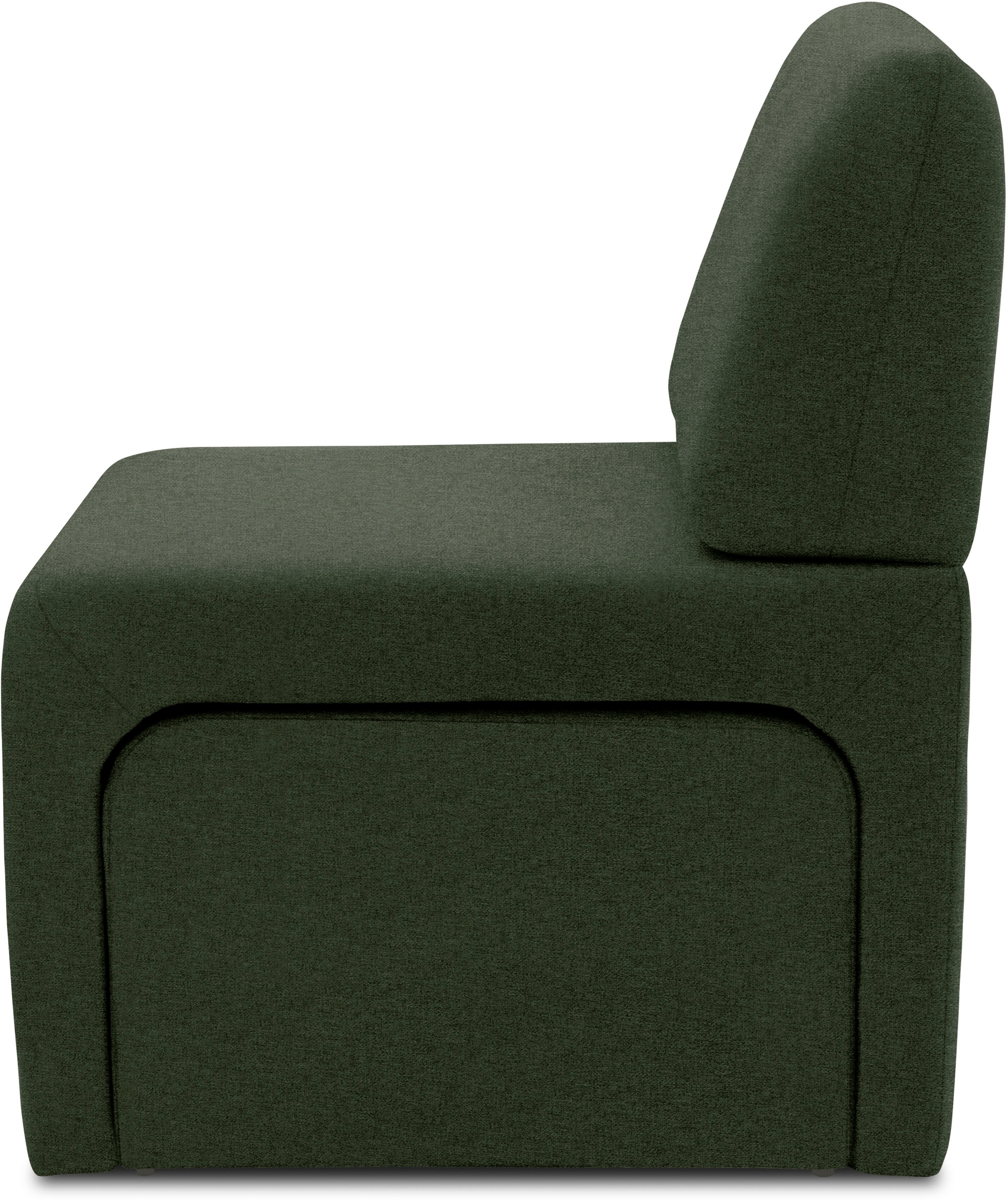 DOMO collection Sessel »mit Hocker 700017 ideal für kleine Räume, platzsparend, bequem«, Hocker unter dem Sessel verstaubar, lieferbar in nur 2 Wochen