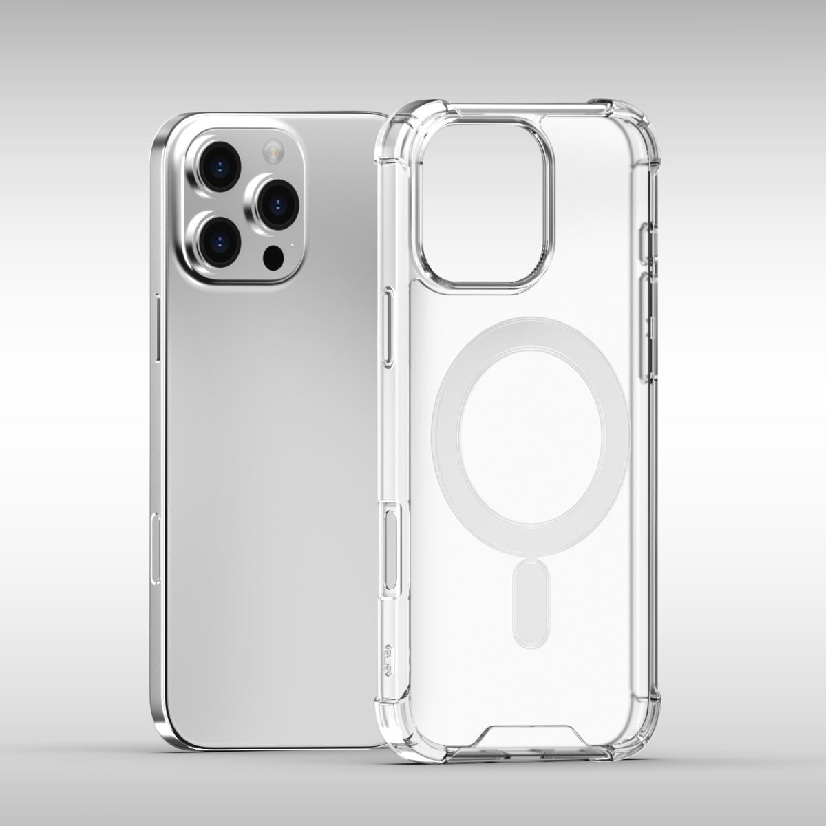 4smarts Handyhülle »Hybrid Case Ibiza für Apple iPhone 16 Pro«, Backcover, Schutzhülle, Handyschutzhülle, Case, Schutzcase, stoßfest
